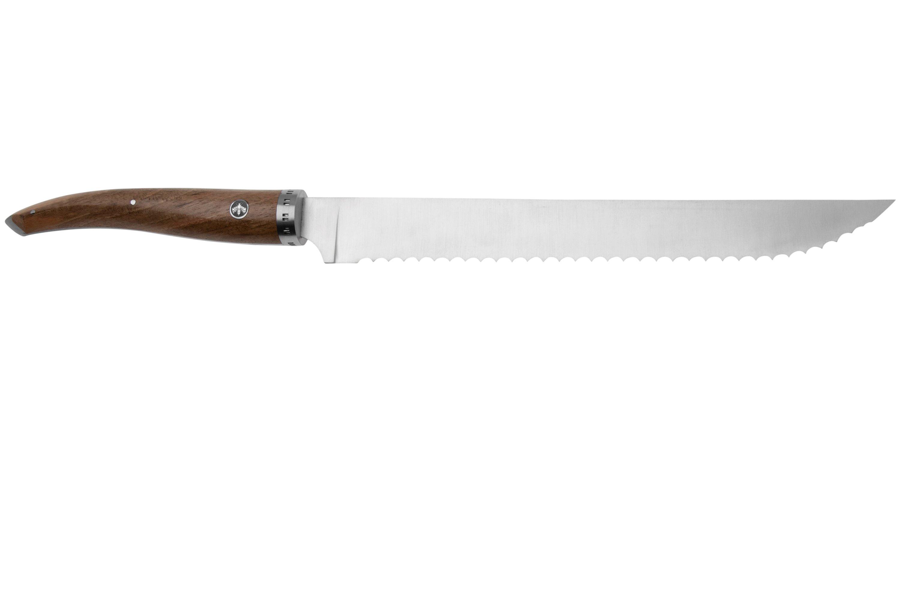 Laguiole En Aubrac Gourmet Pgo Noi Walnut Wood Bread Knife Cm