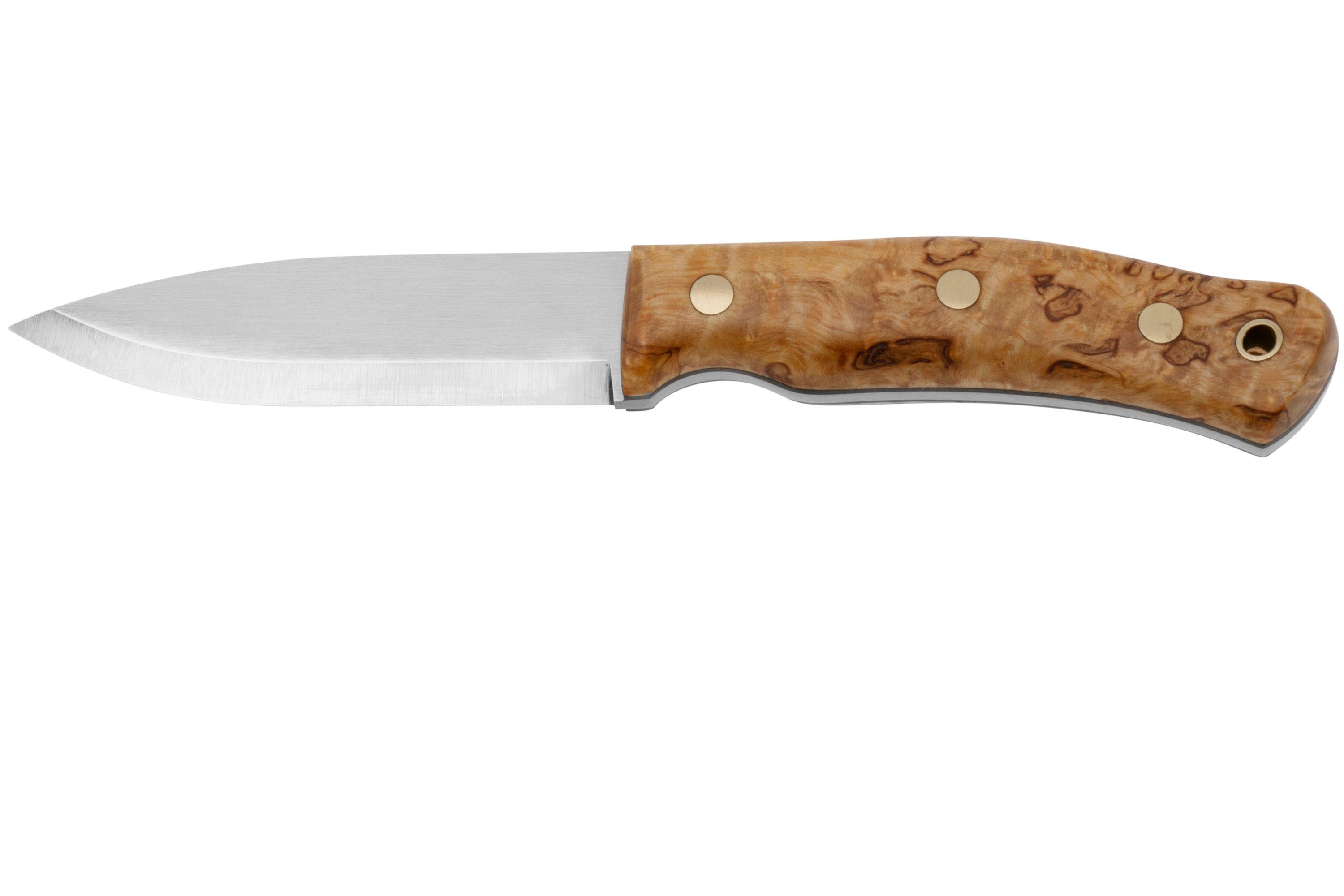 Casstr M No Swedish Forest Knife Scandi C N Curly Birch