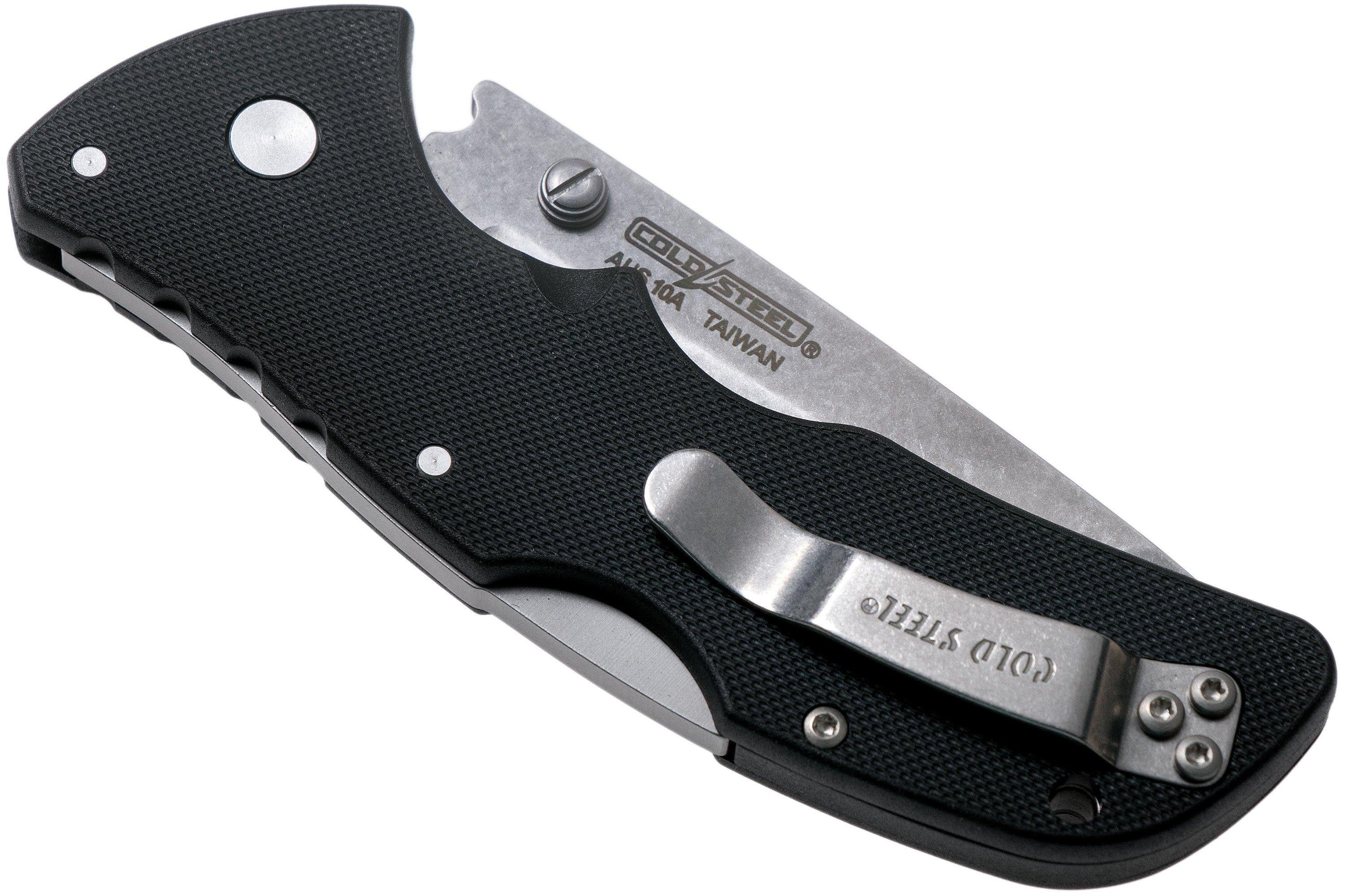 Cold Steel Mini Recon 1 AUS10A Tanto Plain Edge 27BAT Pocket Knife