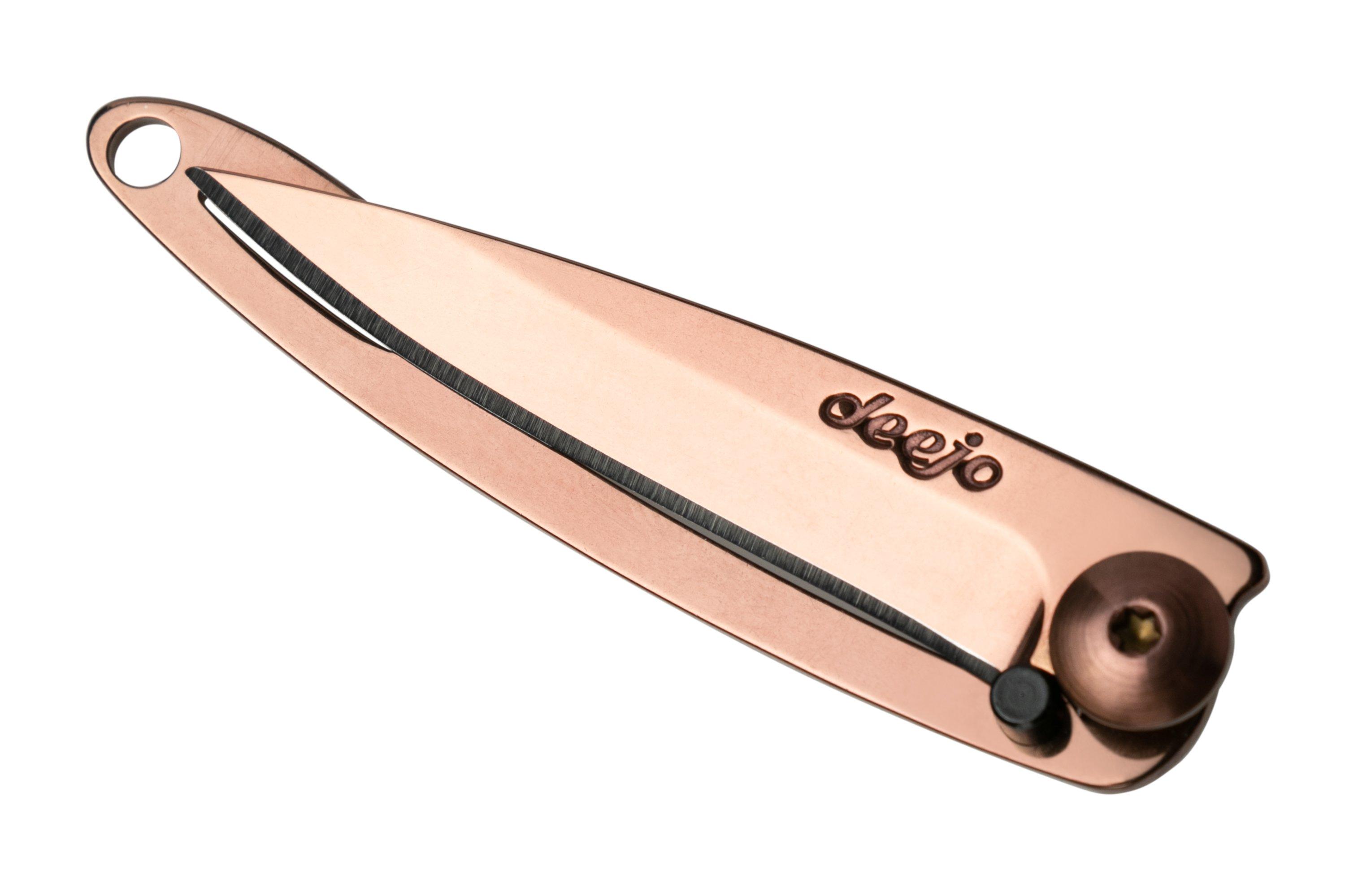 Deejo Naked G Copper Finish Nh Couteau De Poche Achetez