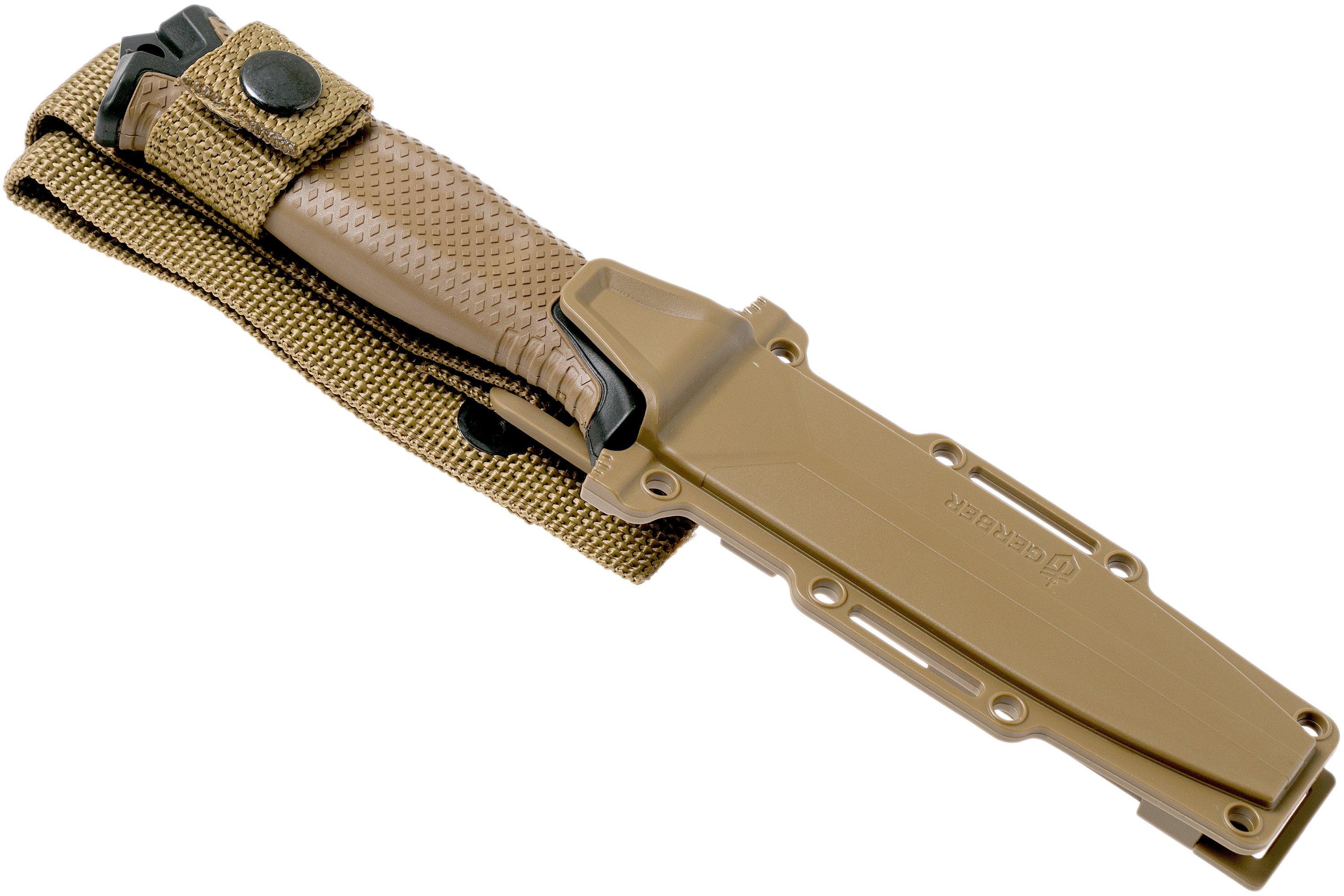 Gerber Strongarm Fixed Blade Coyote Brown Se Fixed Knife