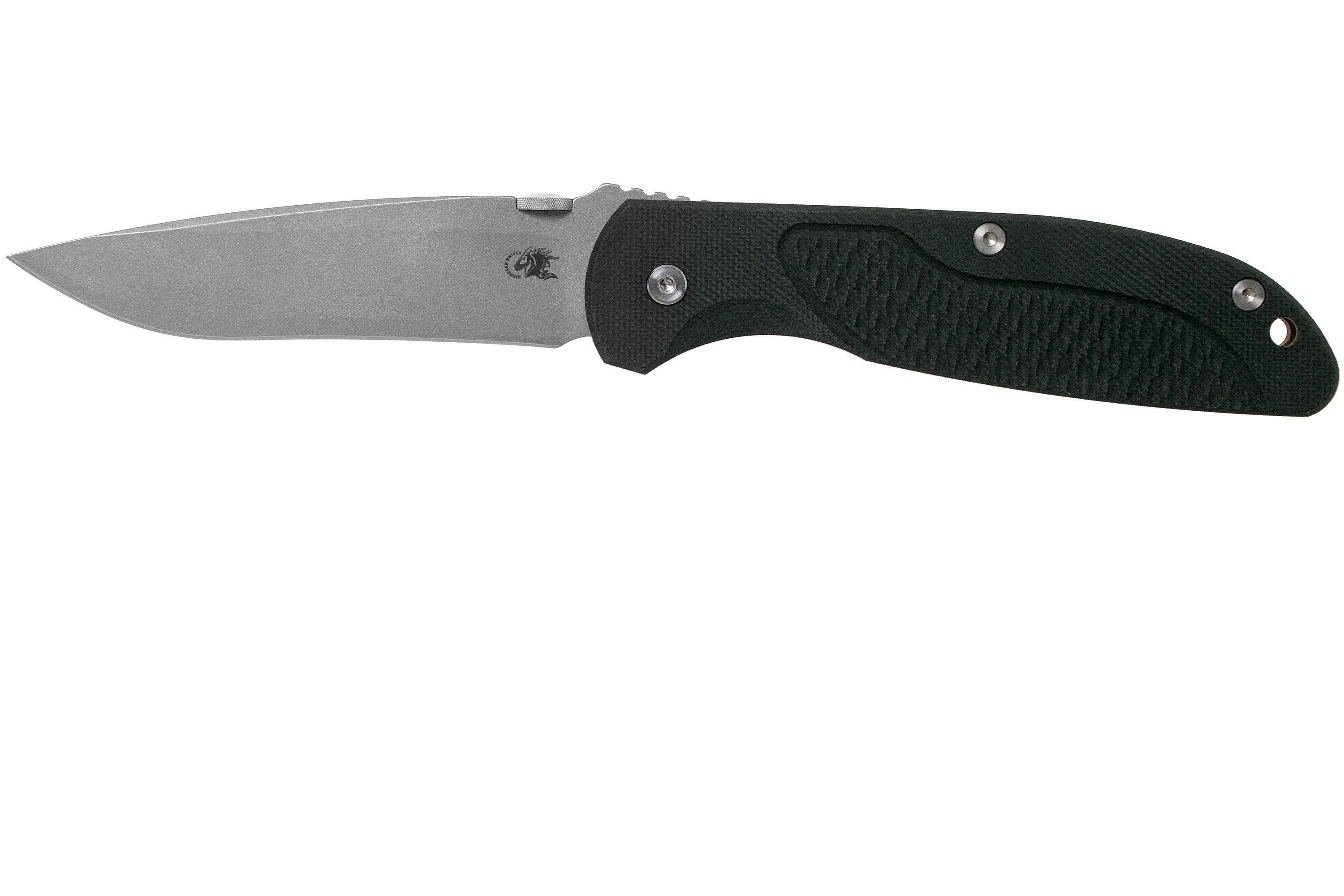 Rick Hinderer FireTac Recurve Battle Bronze Black G10 Pocket Knife