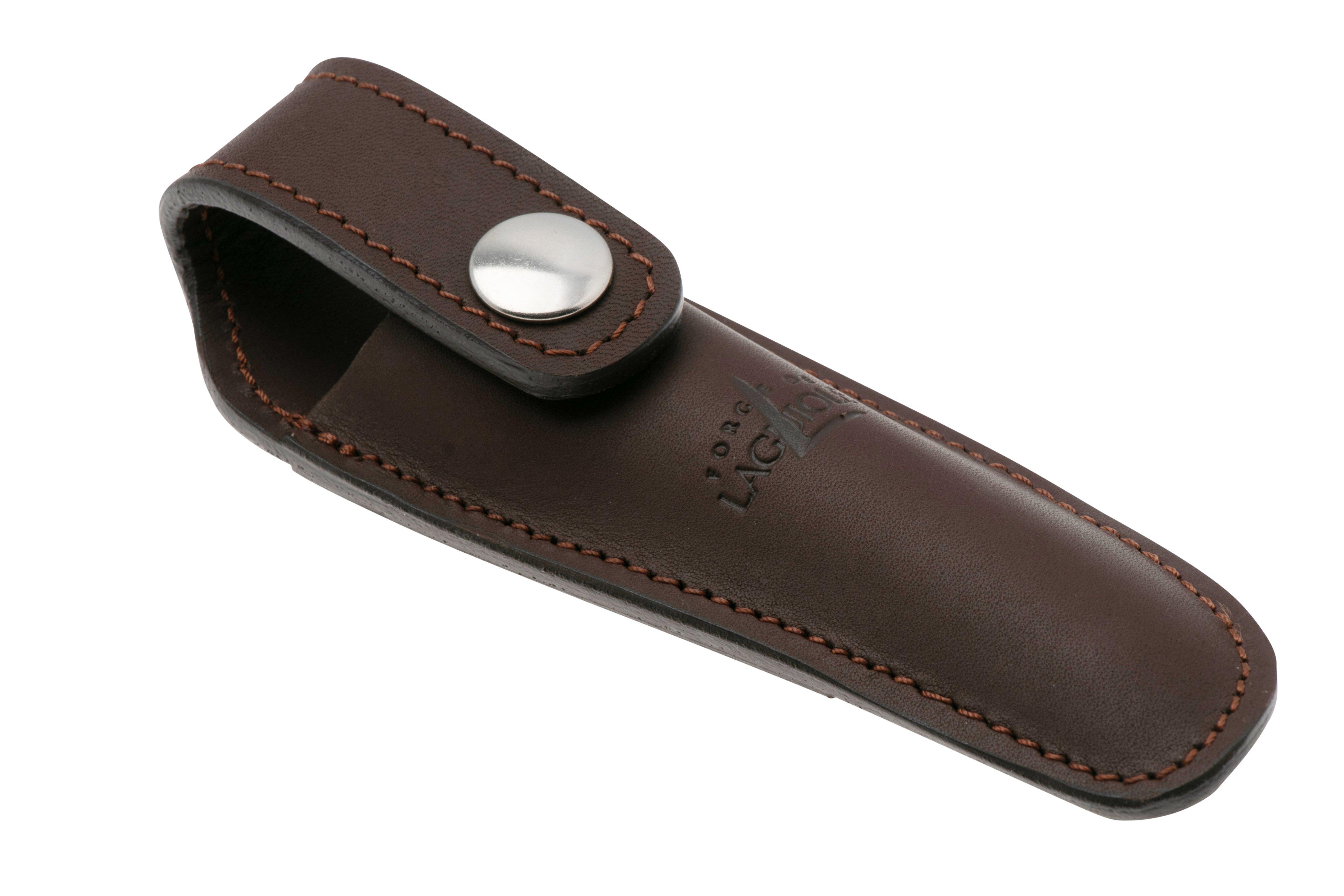 Forge De Laguiole Aubrac LAA2CH Chocolate Leather Belt Sheath For 11