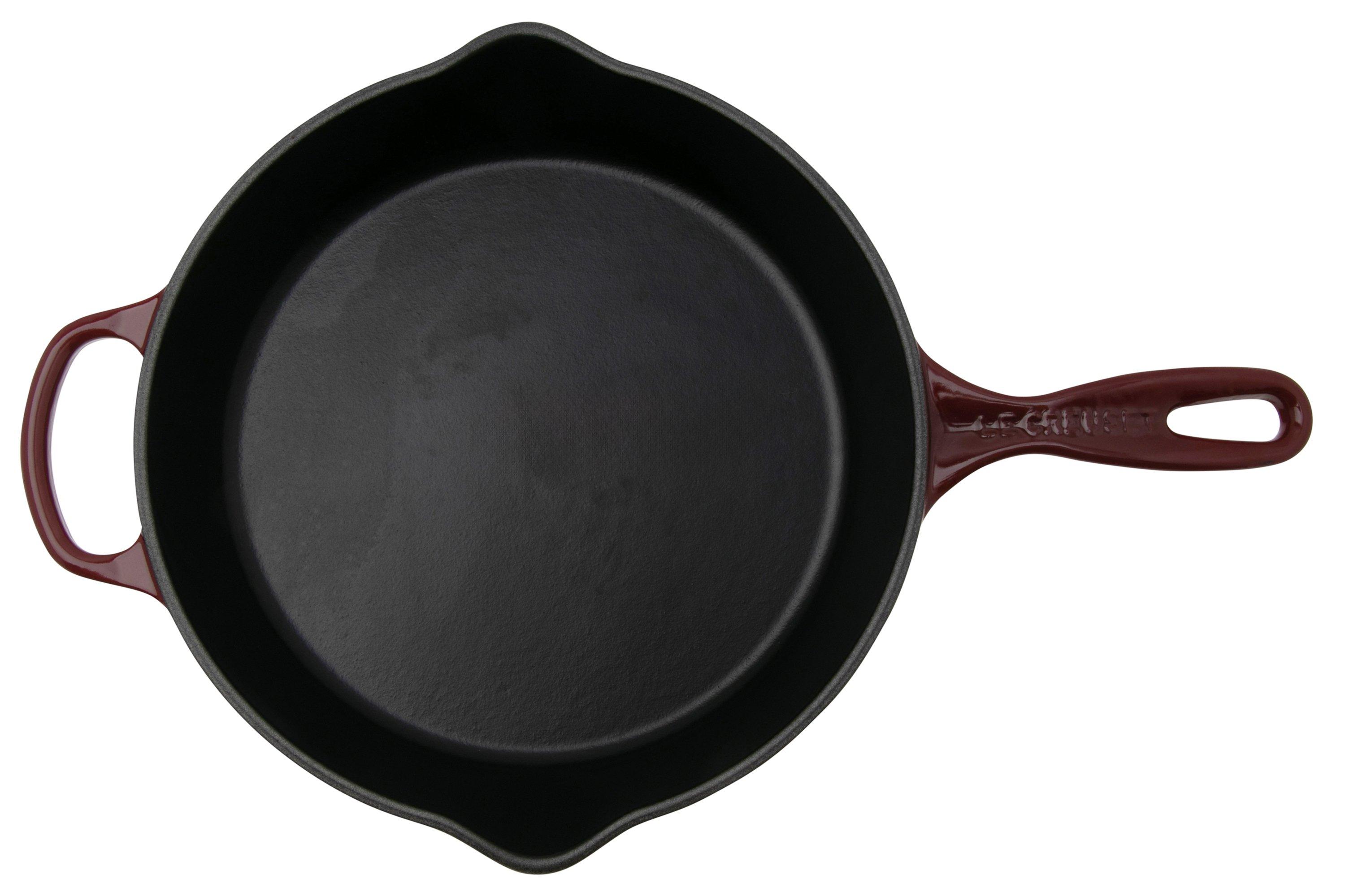 Le Creuset Signature Garnet Round Frying Pan Skillet