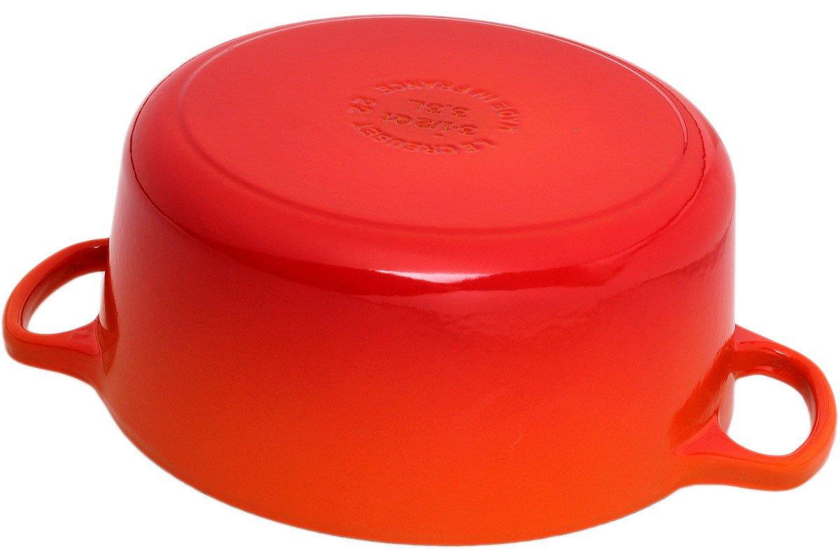 Le Creuset Casserole Cocotte Cm L Orange Advantageously