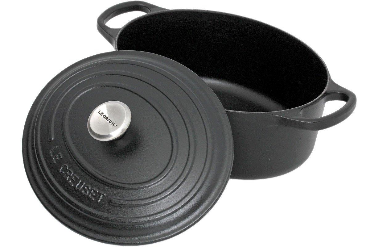 Le Creuset Braadpan Cocotte Ovaal 25cm 3 2L Mat Zwart Voordelig