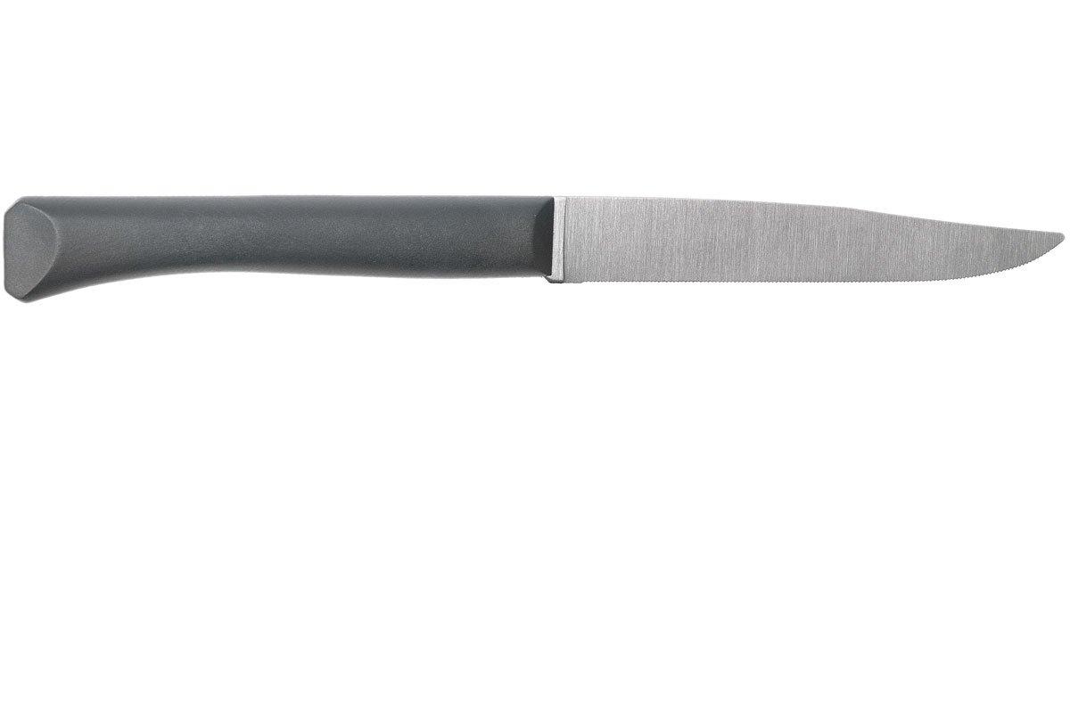 Opinel Bon Appétit Tafelmesser N125 anthrazit Mikro gezahnte Klinge