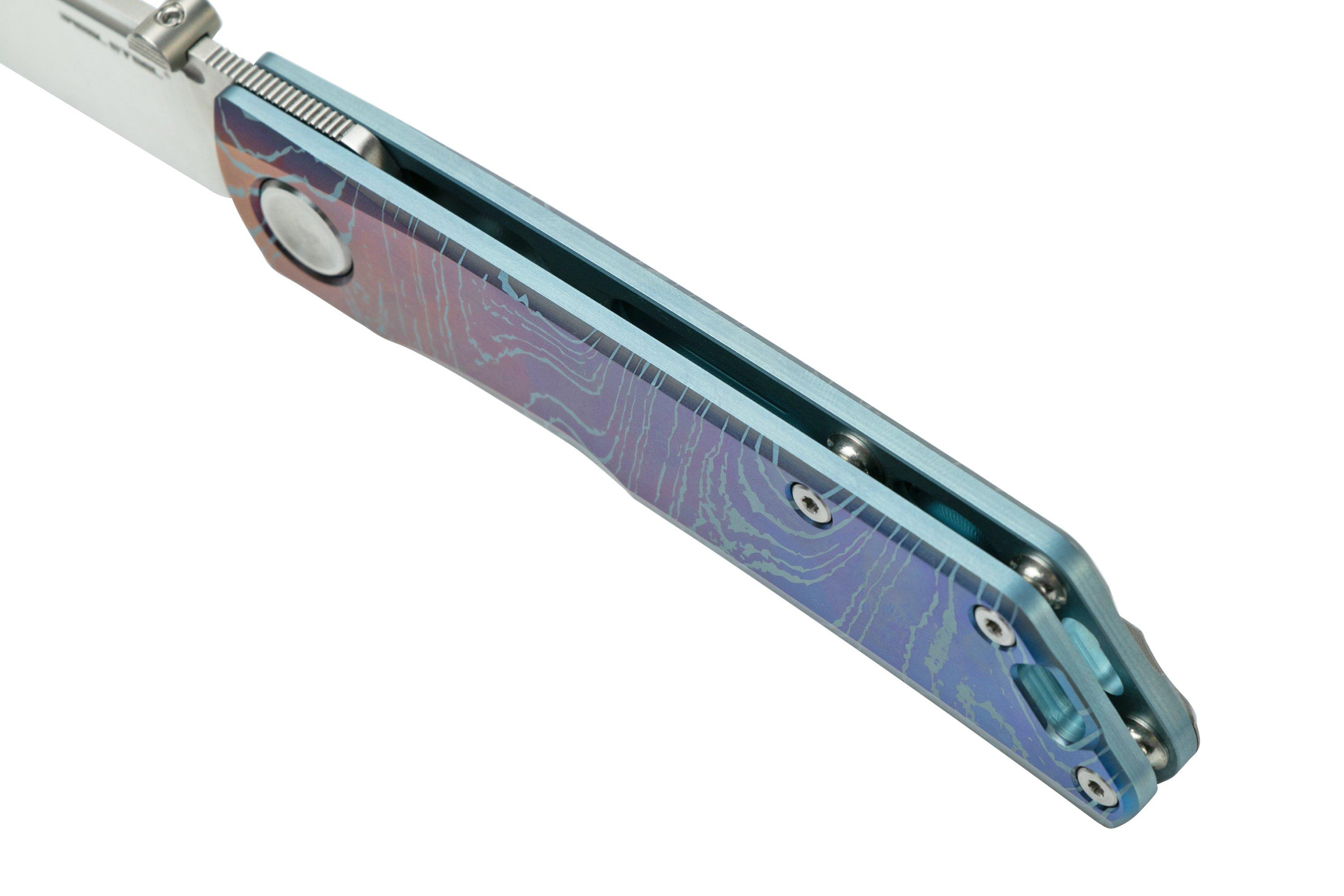 Real Steel Luna Boost Titanium Exclusive Rl Fd Pocket Knife Fine Ti