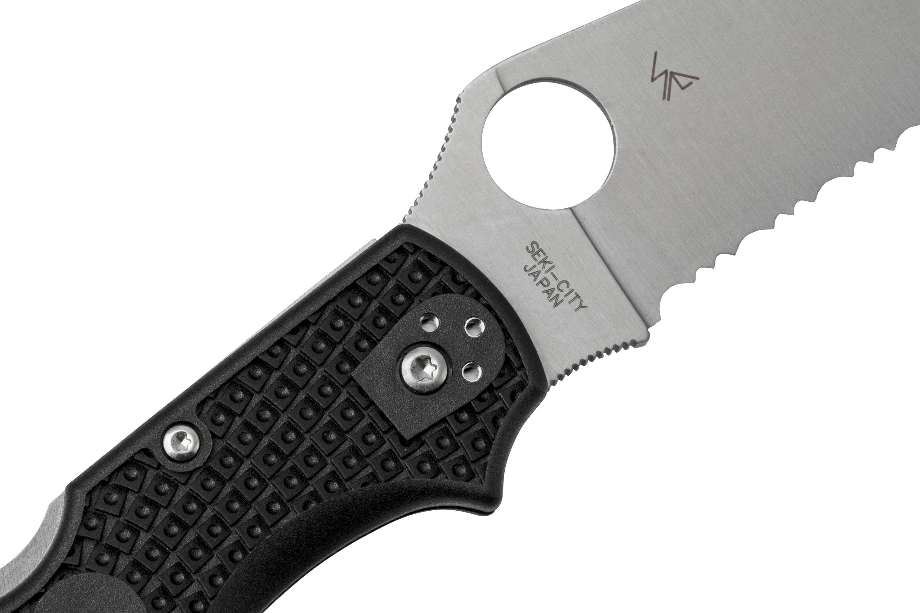 Spyderco Stretch 2 XL C258PSBK Partially Serrated Pocket Knife