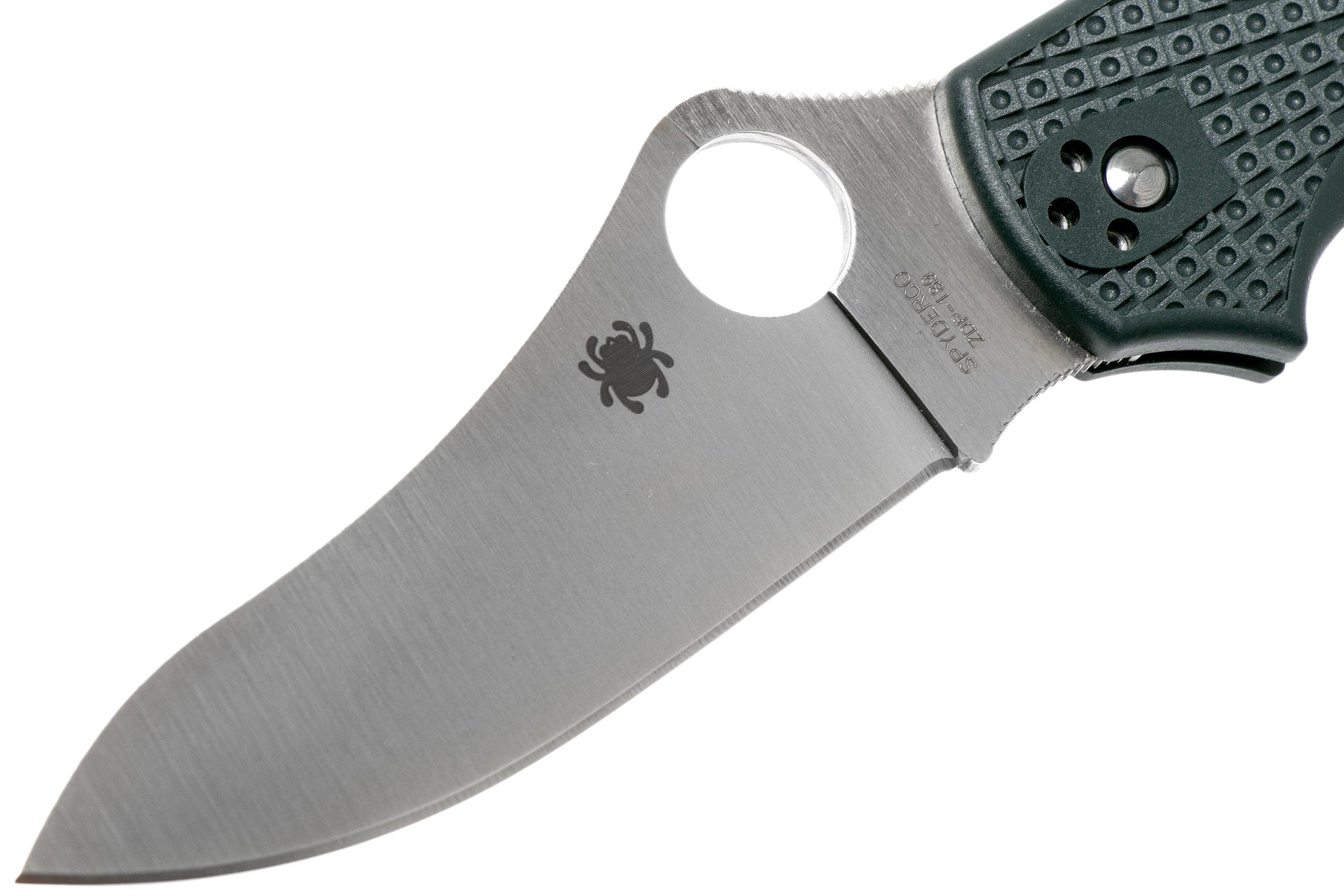 Spyderco Stretch Zdp British Racing Green C Pgre Pocket Knife