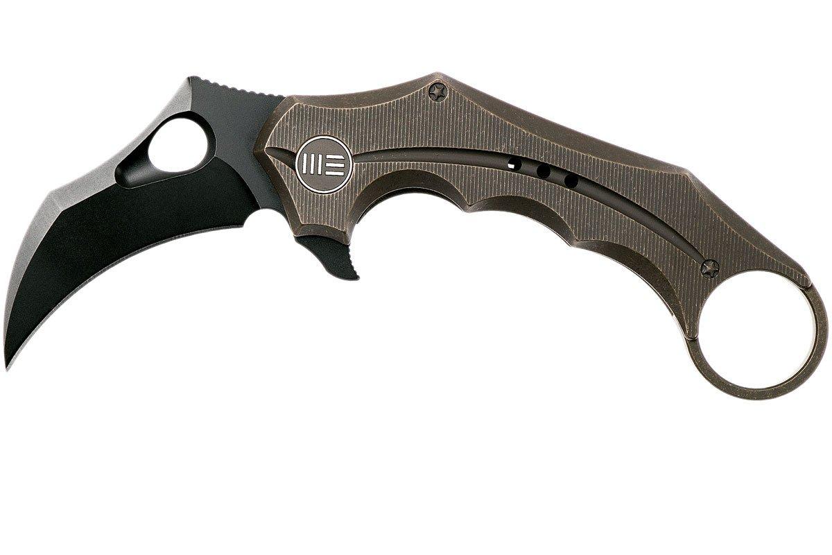 We Knife E Karambit Couteau De Poche Bronze Achetez Prix