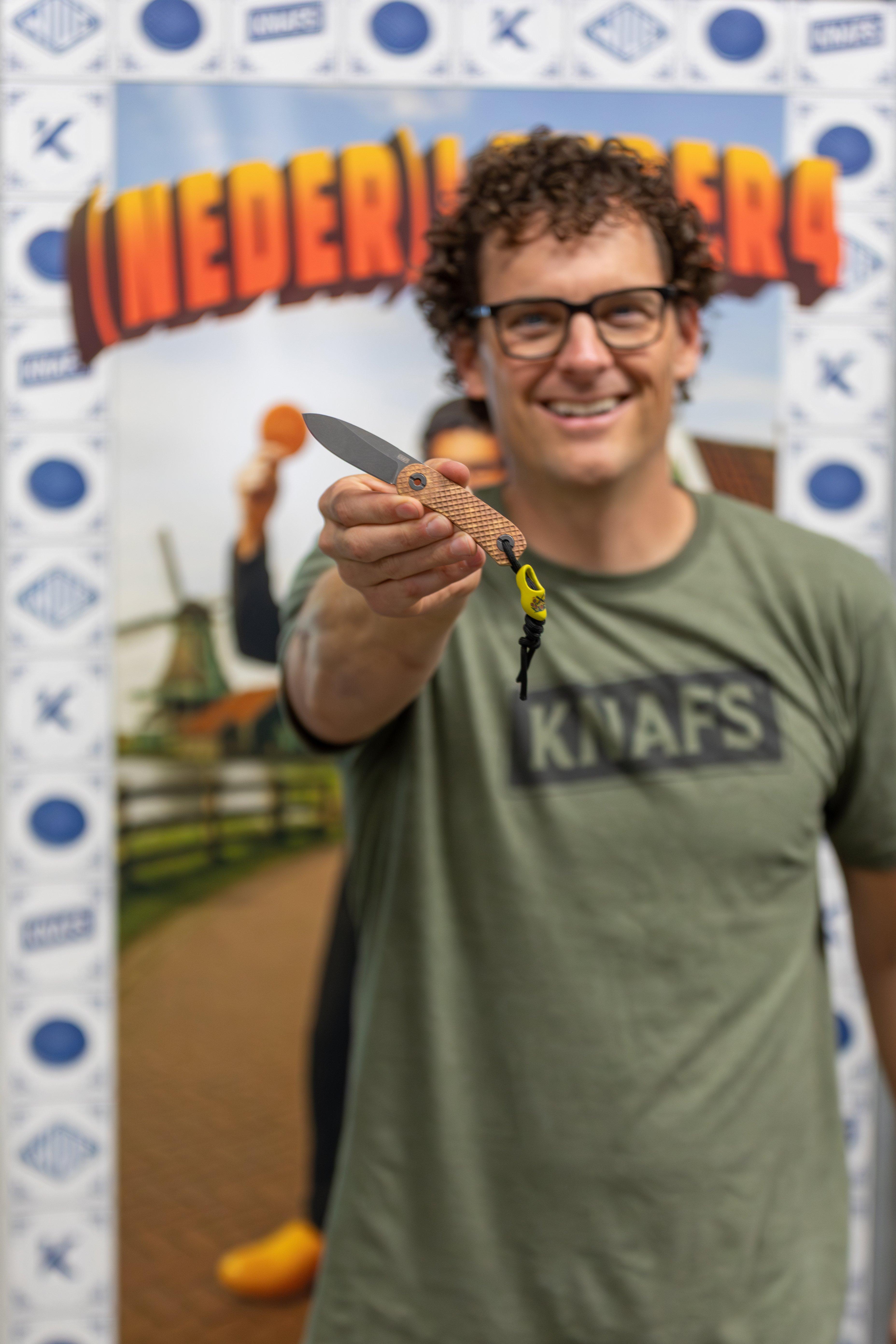 Ben Petersen de Knafs présentant le Knafs (Neder)Lander 4.