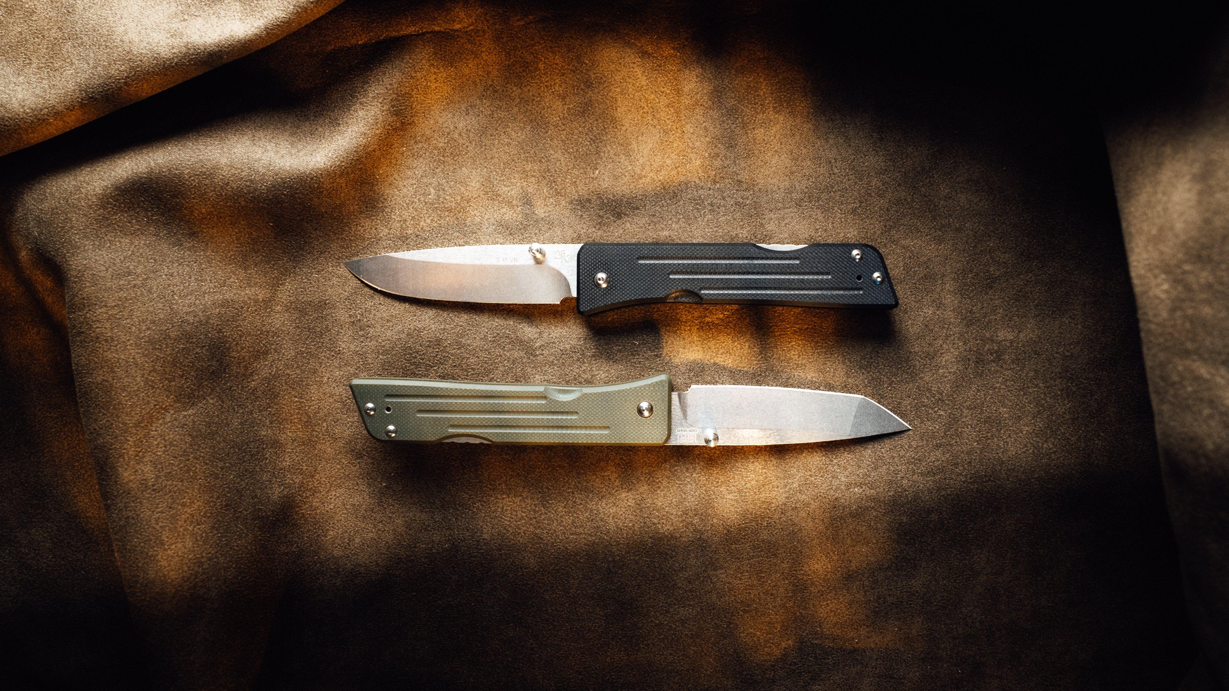 Due coltelli da tasca 1881 Knife Works Route 66