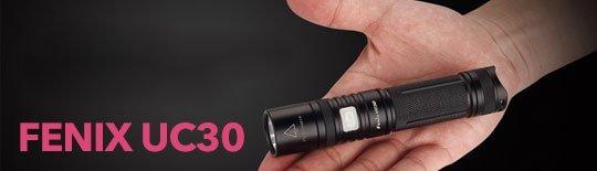 Nouveauté : Fenix UC30, lampe de poche ultra compacte et rechargeable partout !