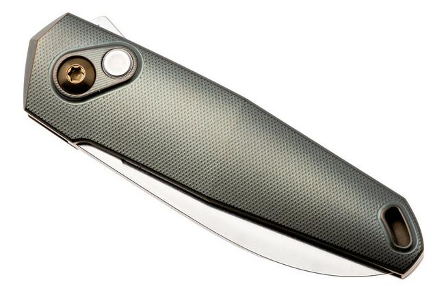Bild für Ansø of Denmark Aros 2.0, ARO-CUP-AMB-TI, Stonewashed RWL34, Cuprum Titanium, Amber Hardware, Titanium Backspacer, Taschenmesser, Jens Ansø Design