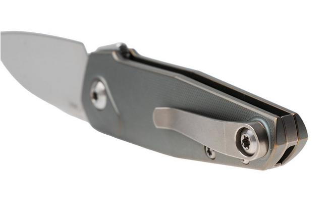 Afbeelding voor Ansø of Denmark Aros 2.0, ARO-CUP-SAT-TI, Stonewashed RWL34, Cuprum Titanium, Satin Hardware, Titanium Backspacer, zakmes, Jens Ansø design