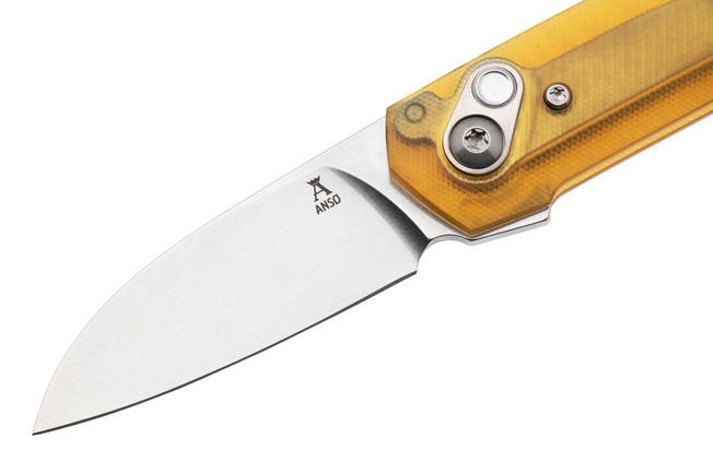 Afbeelding voor Ansø of Denmark Aros AROS-UL, Stonewashed RWL34, Ultem zakmes, Jens Ansø design