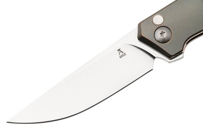 Afbeelding voor Ansø of Denmark Toko TOK-CUP-SAT-BRZ, Stonewashed RWL34, Cuprum Titanium, Satin Hardware, Bronze Backspacer, zakmes, Jens Ansø design