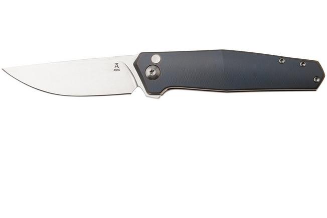 Image for Ansø of Denmark Toko TOK-KOB-SAT-BRZ, Stonewashed RWL34, Kobolt Titanium, Satin Hardware, Bronze Backspacer, pocket knife, Jens Ansø design