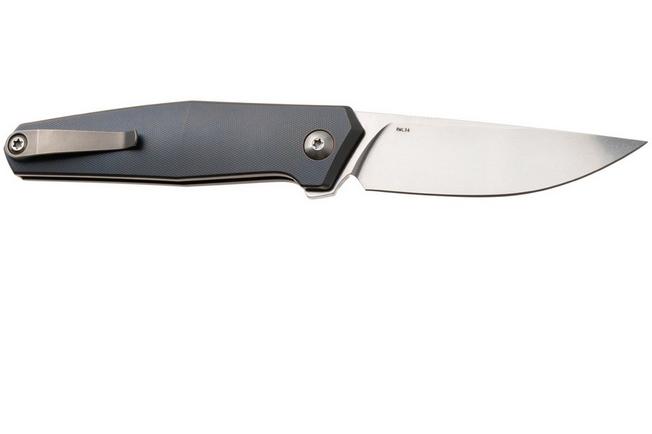 Image for Ansø of Denmark Toko TOK-KOB-SAT-BRZ, Stonewashed RWL34, Kobolt Titanium, Satin Hardware, Bronze Backspacer, pocket knife, Jens Ansø design