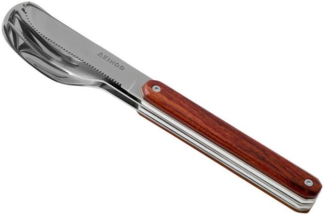 Imagen para Akinod Straight Magnetic 12H34 Coral Wood, cubiertos de exterior