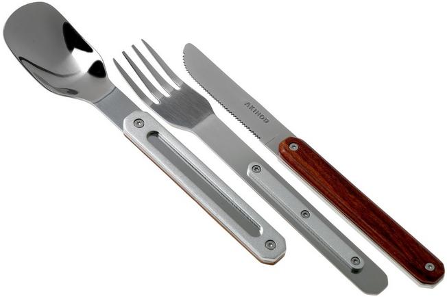 Imagen para Akinod Straight Magnetic 12H34 Coral Wood, cubiertos de exterior
