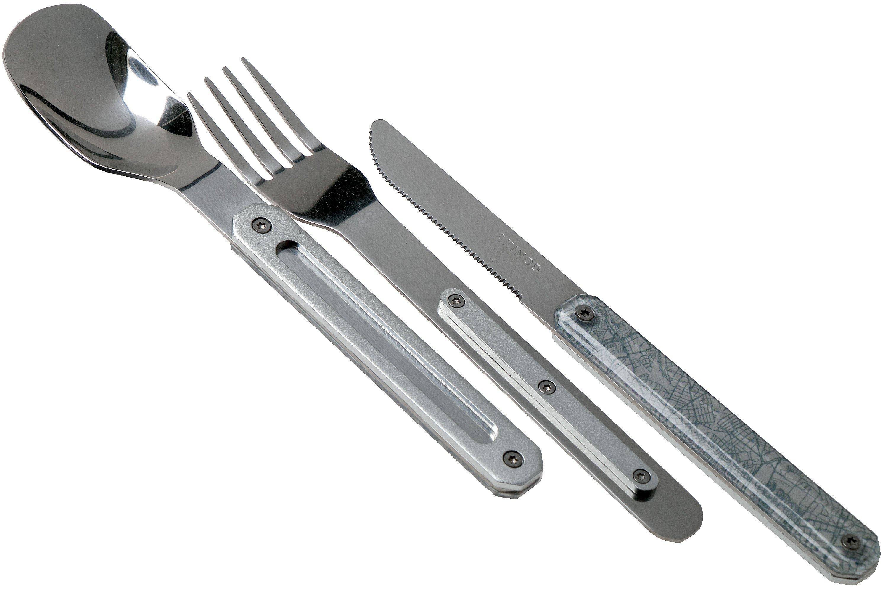 Akinod Straight 12H34 Downtown White, outdoor cutlery
