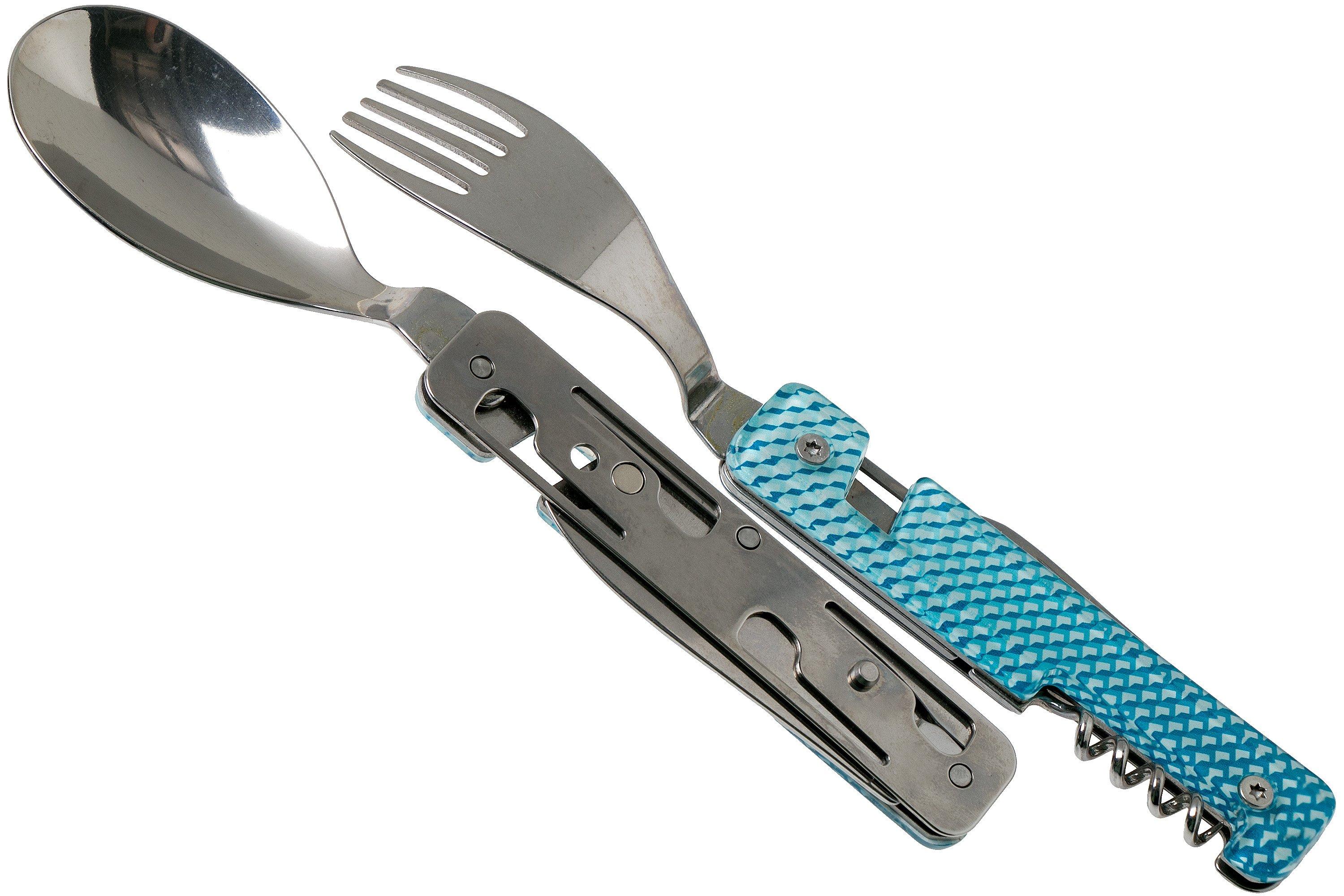 Akinod Multifunctional Cutlery 13H25 Blue Mosaic, outdoor cutlery