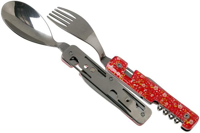 Imagen para Akinod Multifunctional Cutlery 13H25 Red Helianthium, cubiertos de exterior