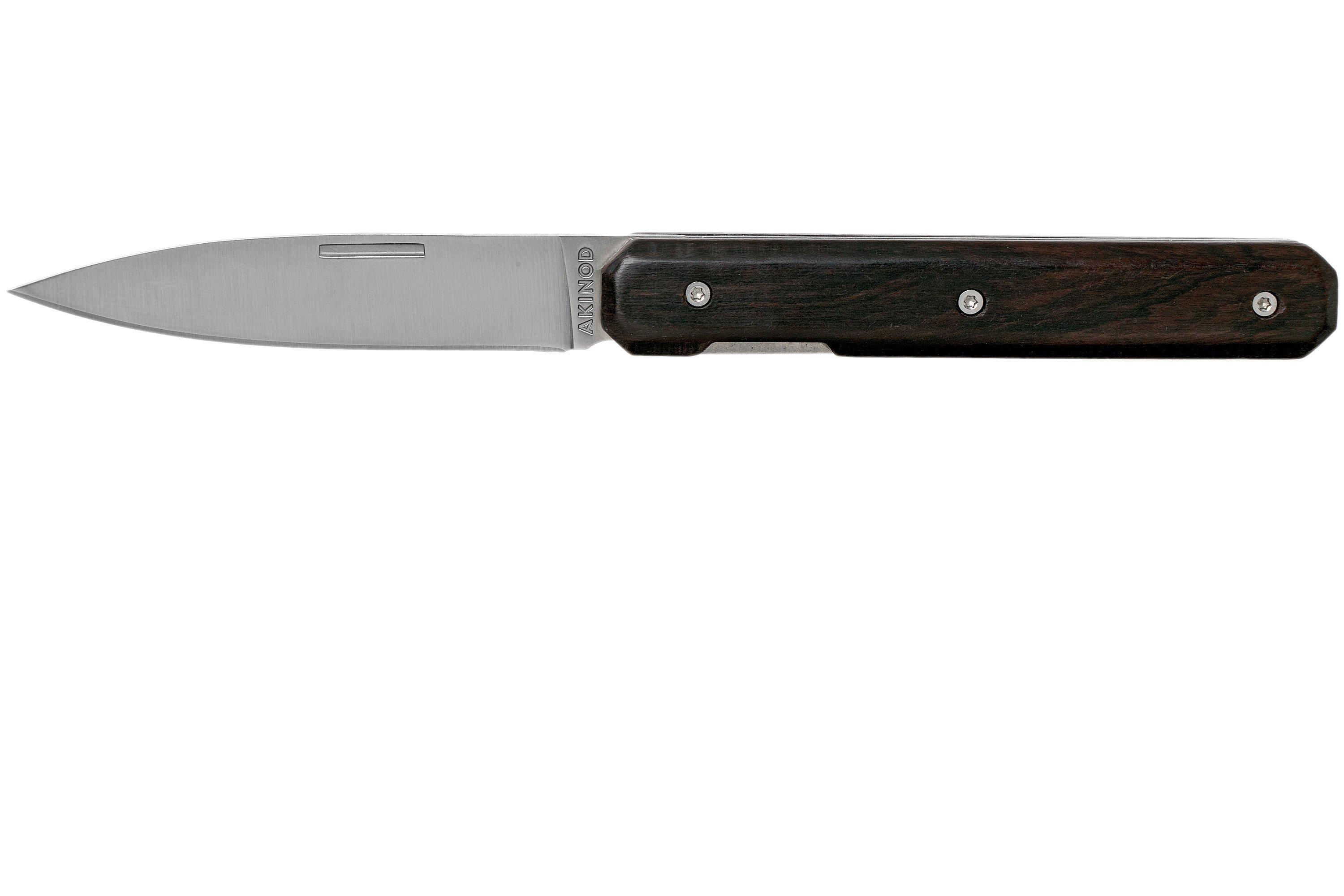 Akinod Utility Folding Knife 18H07 Ebony Wood, herenmes Voordelig