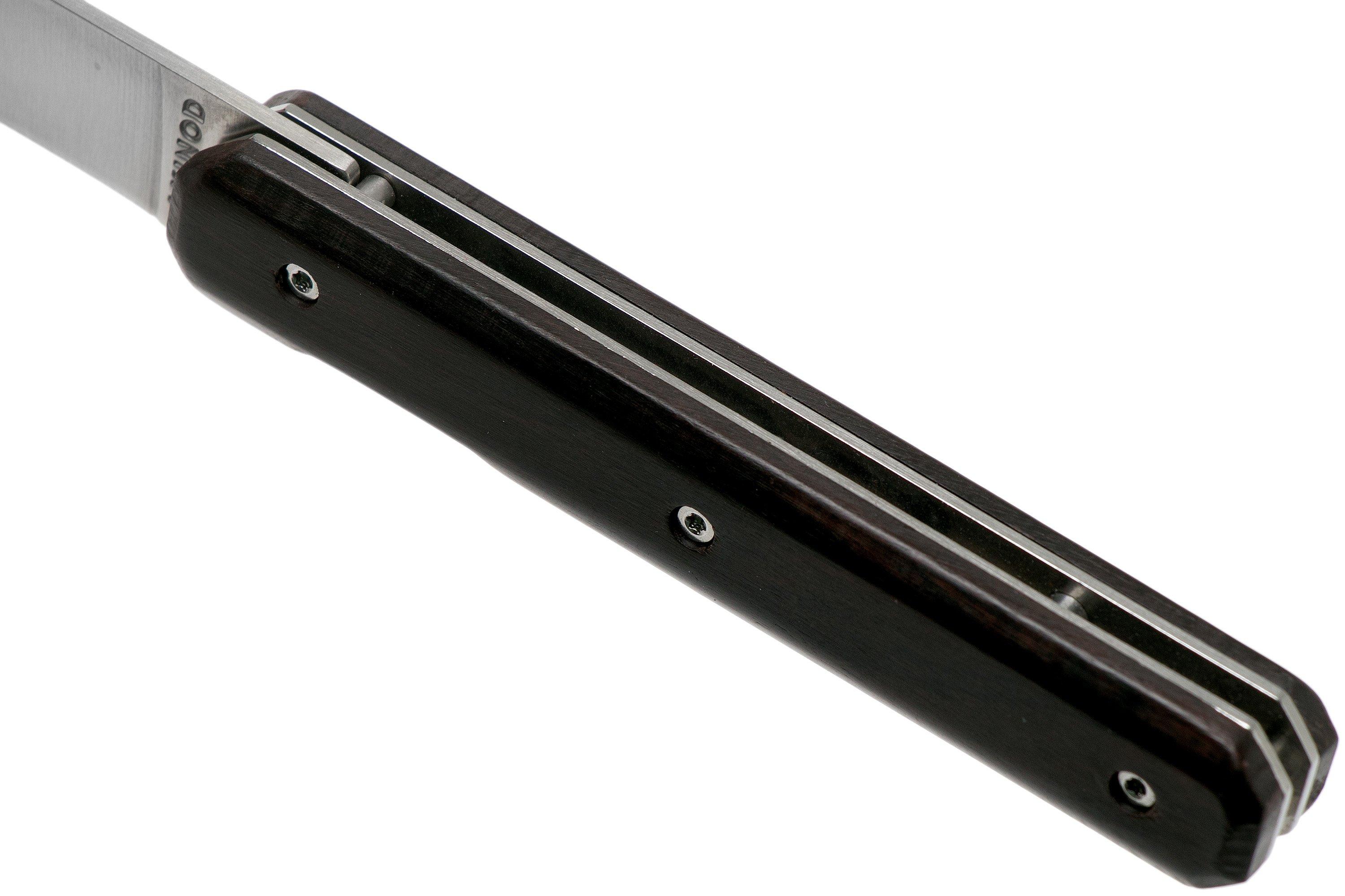 Akinod Utility Folding Knife 18H07 Ebony Wood, gentleman's knife Advantageously shopping at