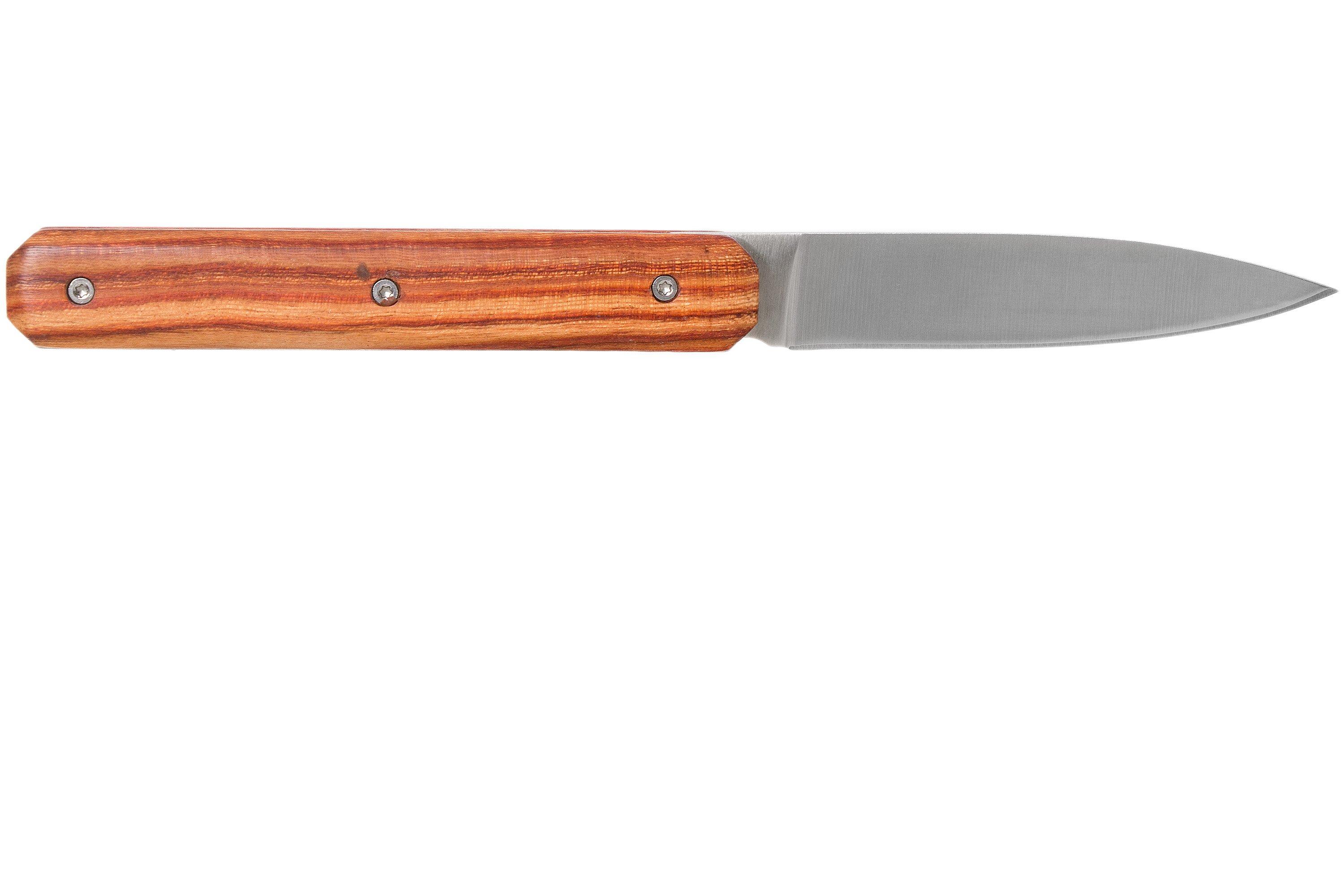 Akinod Utility Folding Knife 18H07 Coral Wood, gentleman's knife Advantageously shopping at