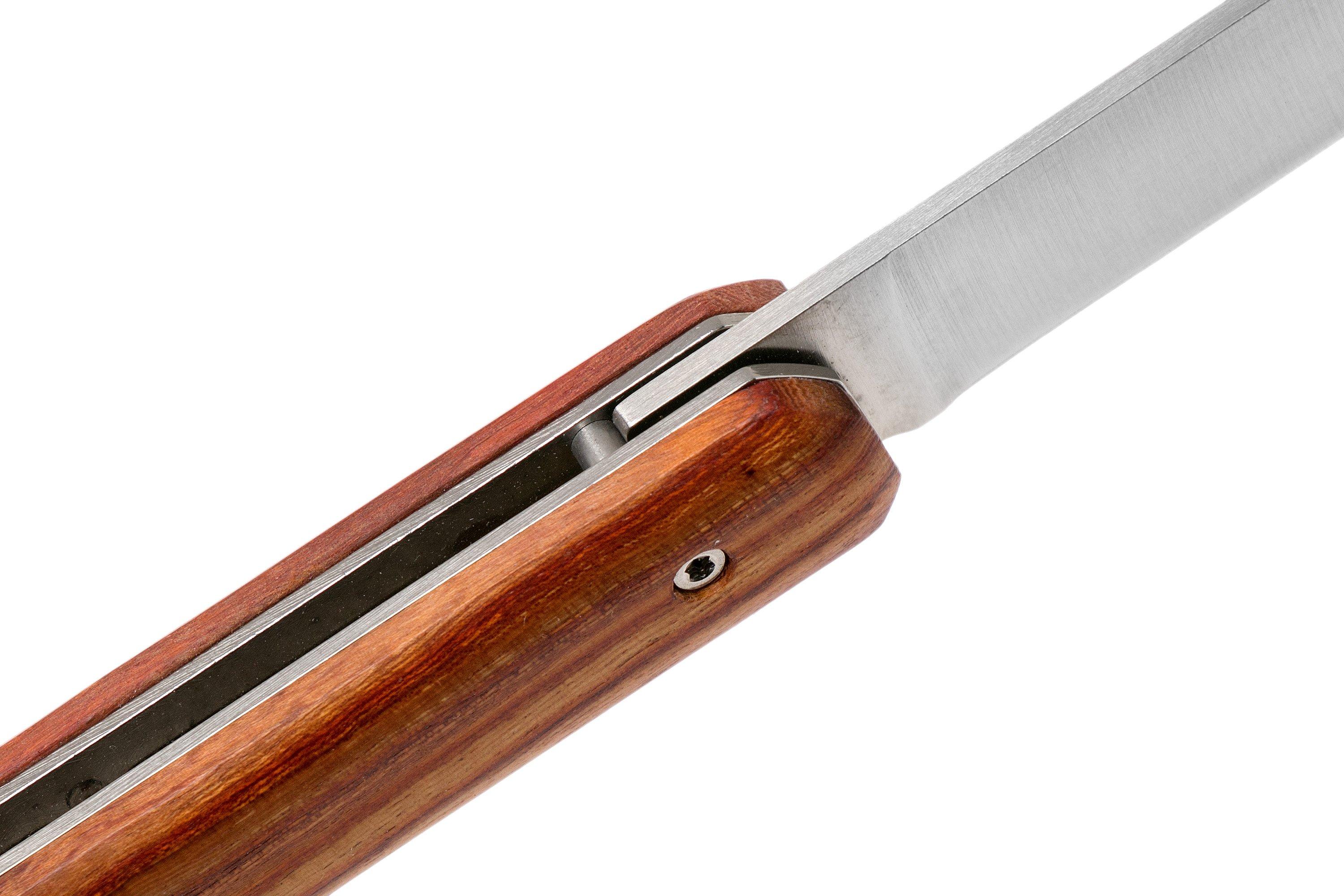 Akinod Utility Folding Knife 18H07 Coral Wood, gentleman's knife Advantageously shopping at
