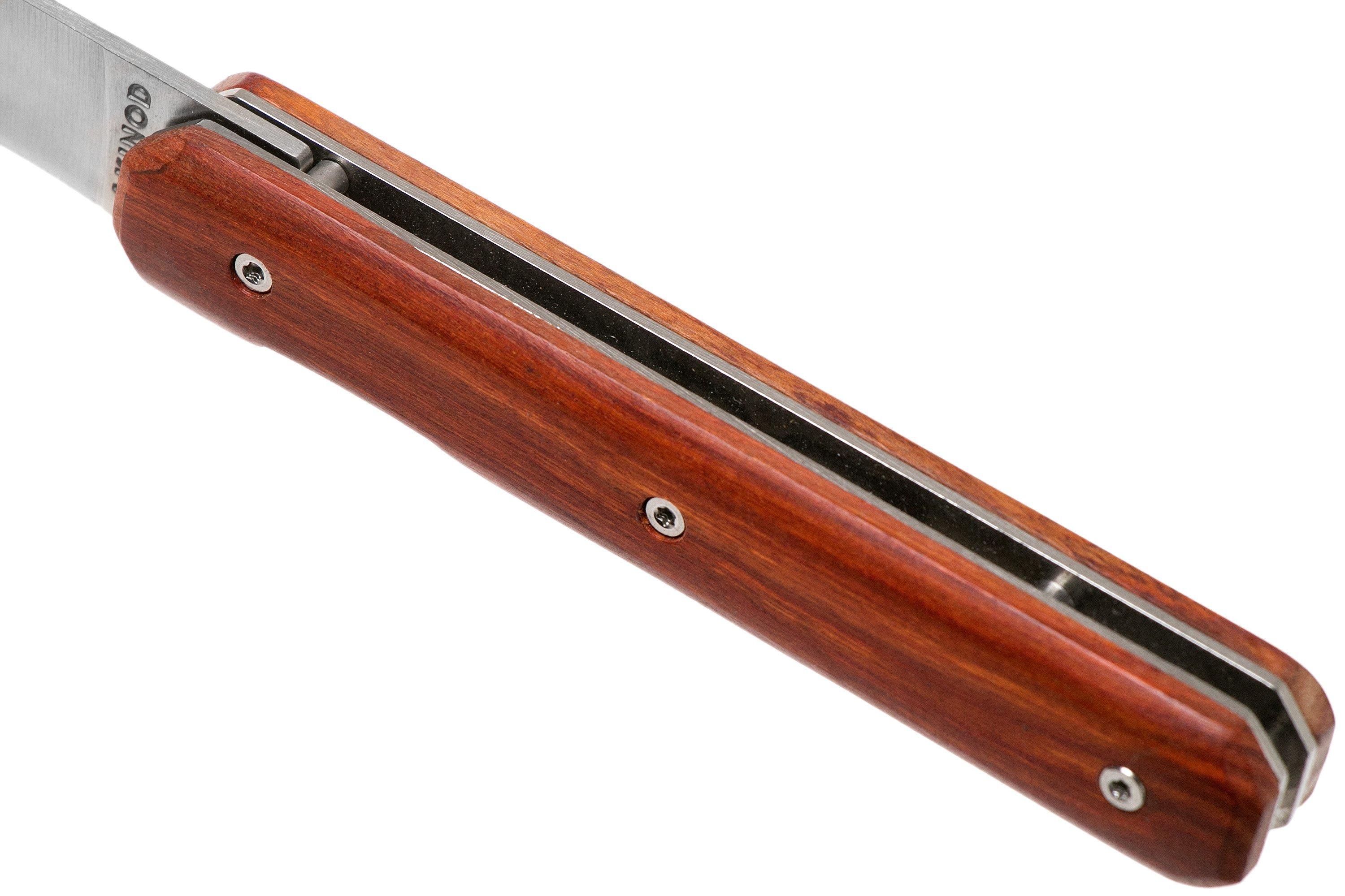 Akinod Utility Folding Knife 18H07 Coral Wood, gentleman's knife Advantageously shopping at