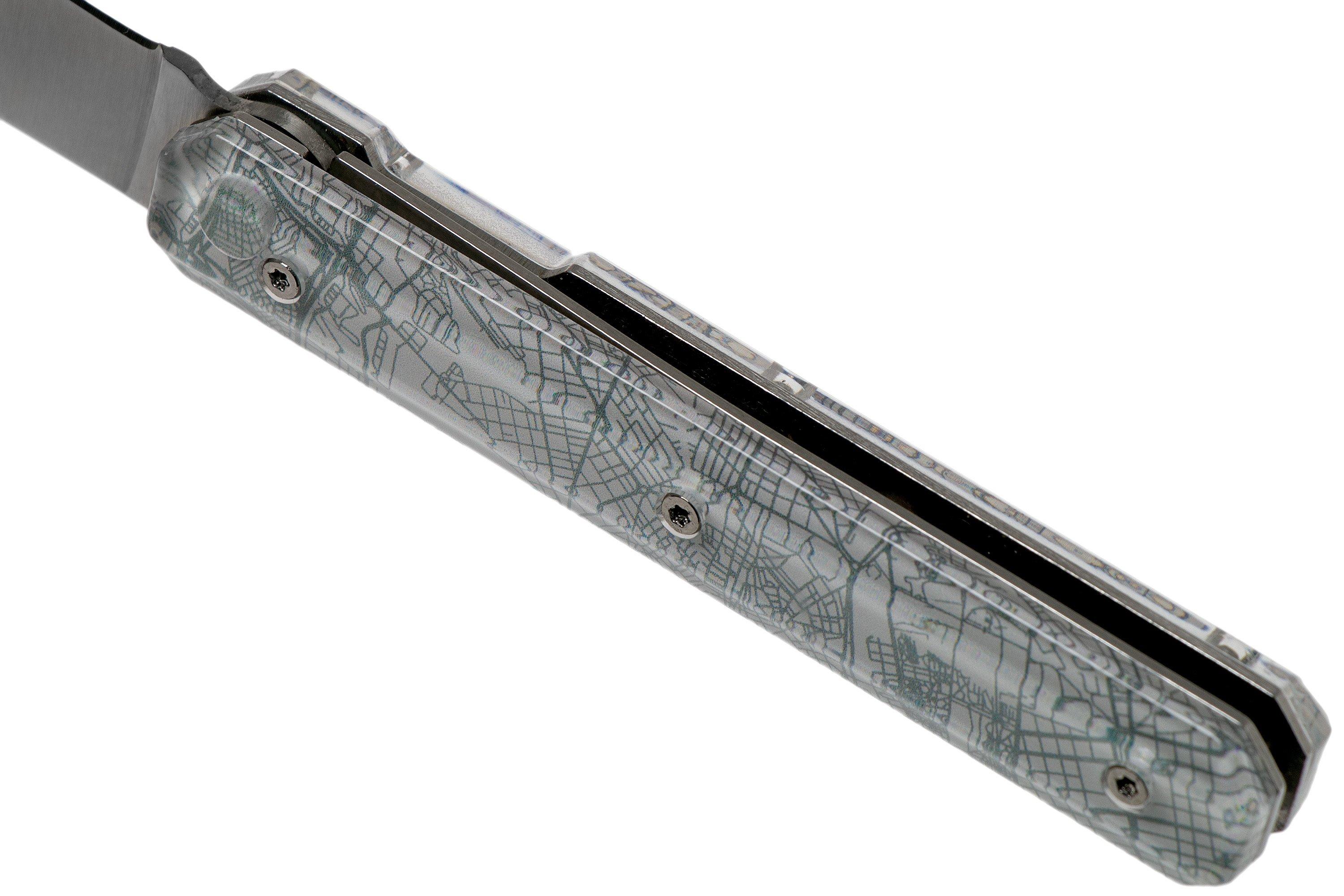 Akinod Utility Folding Knife 18H07 Downtown White, gentleman's knife