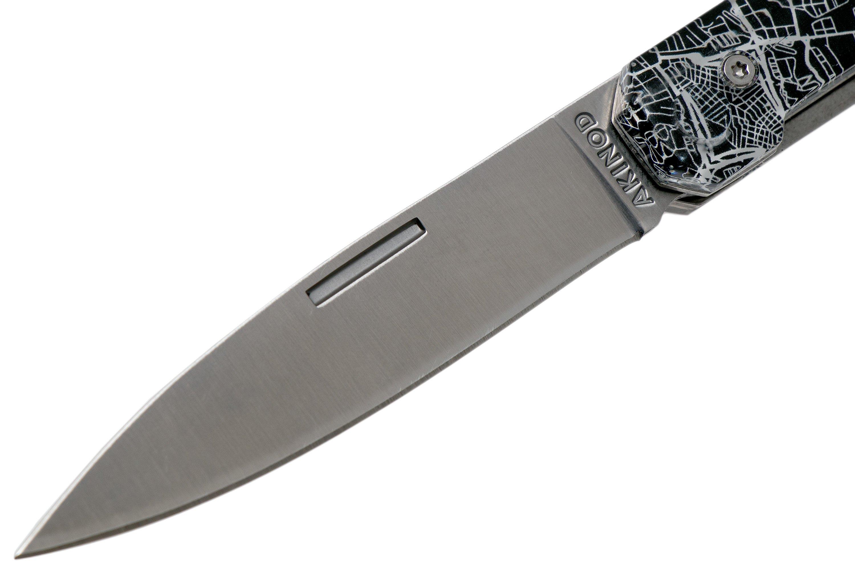Akinod Utility Folding Knife 18H07 Downtown Black, gentleman's knife