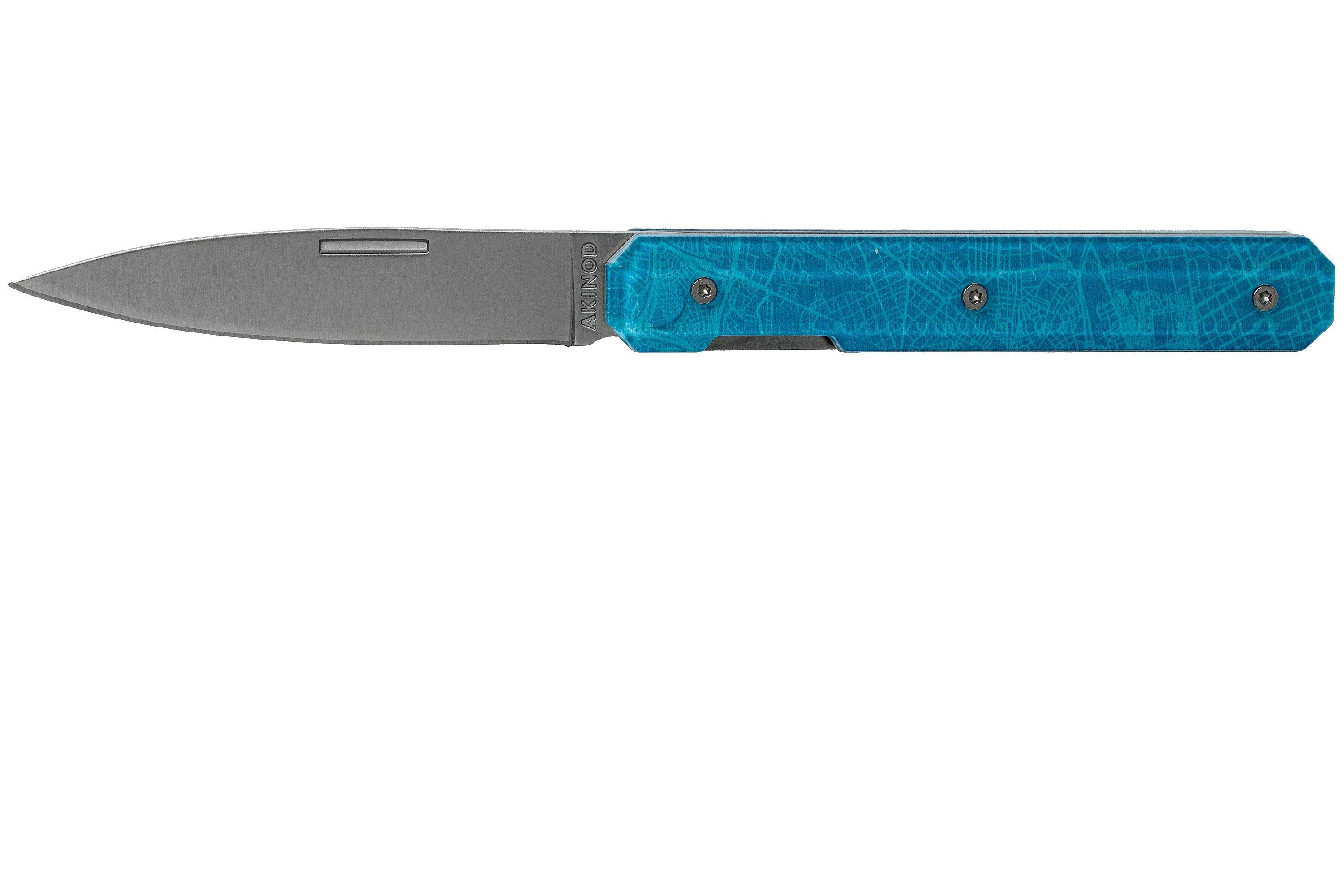 Akinod Utility Folding Knife 18H07 Downtown Azure, herenmes Voordelig