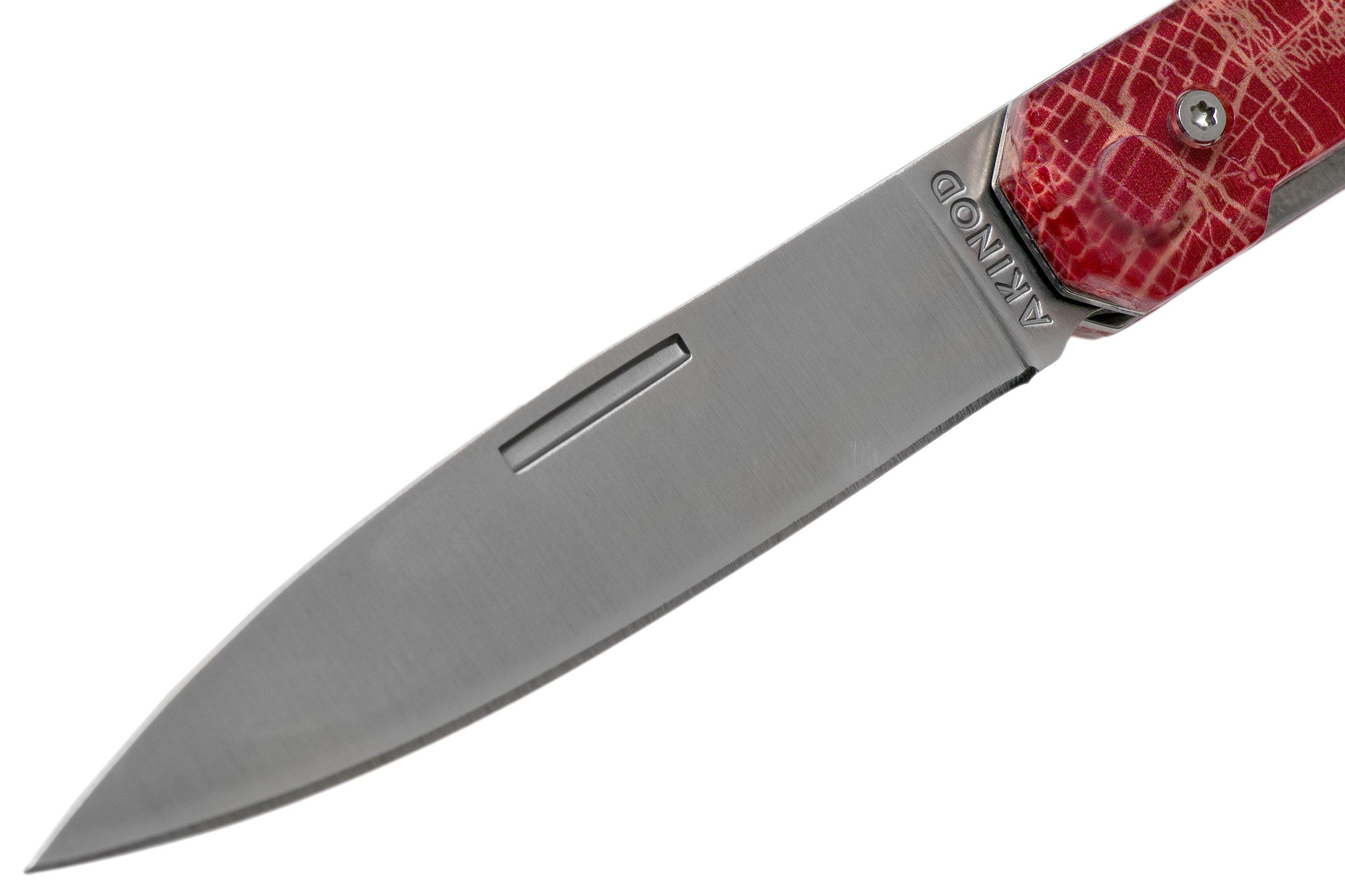Akinod Utility Folding Knife 18H07 Downtown Red, gentleman's knife Advantageously shopping at