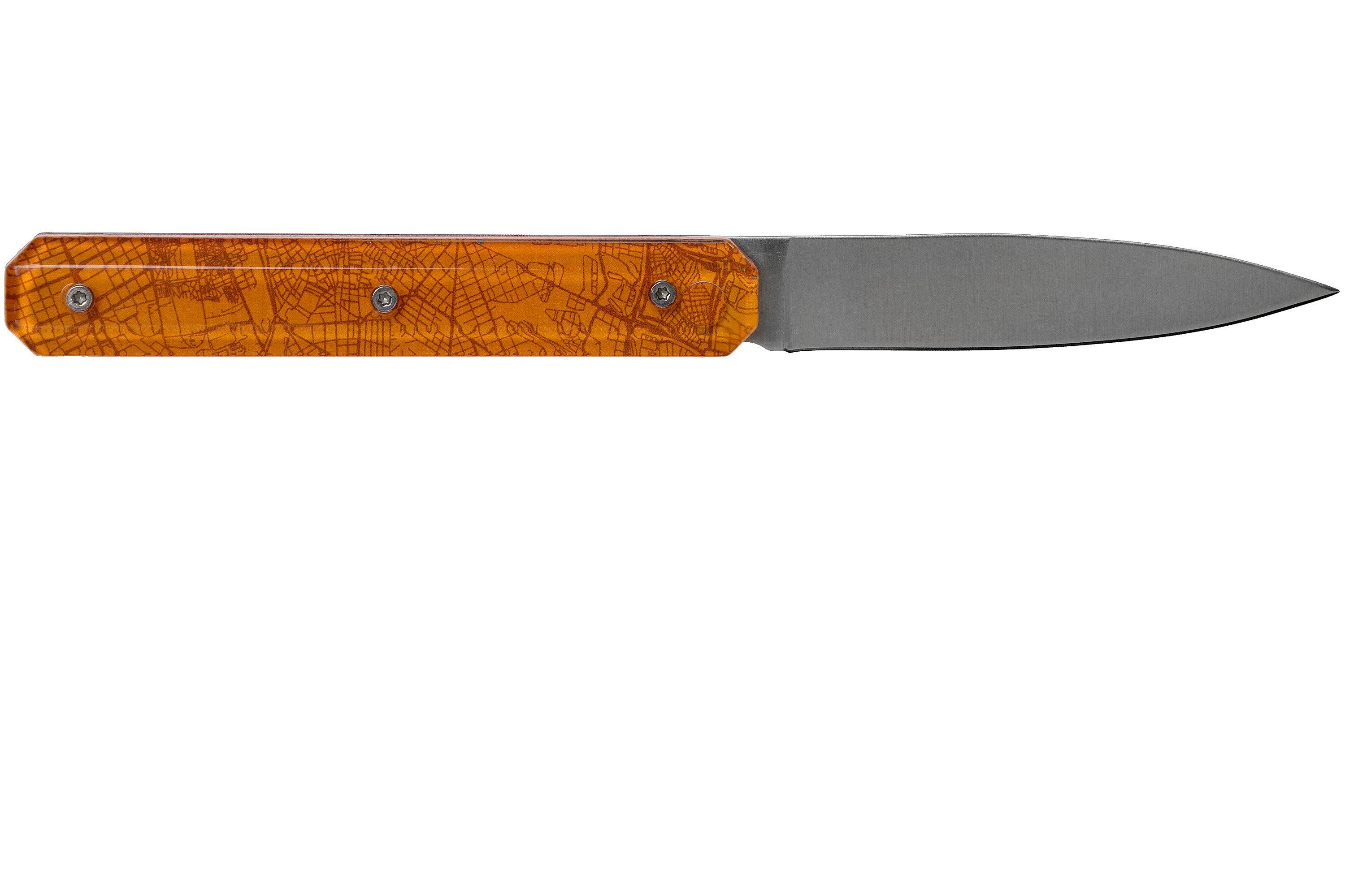 Akinod Utility Folding Knife 18H07 Downtown Orange, herenmes