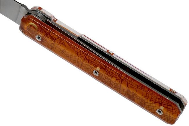 Imagen para Akinod Utility Folding Knife 18H07 Downtown Orange, cuchillo de caballero