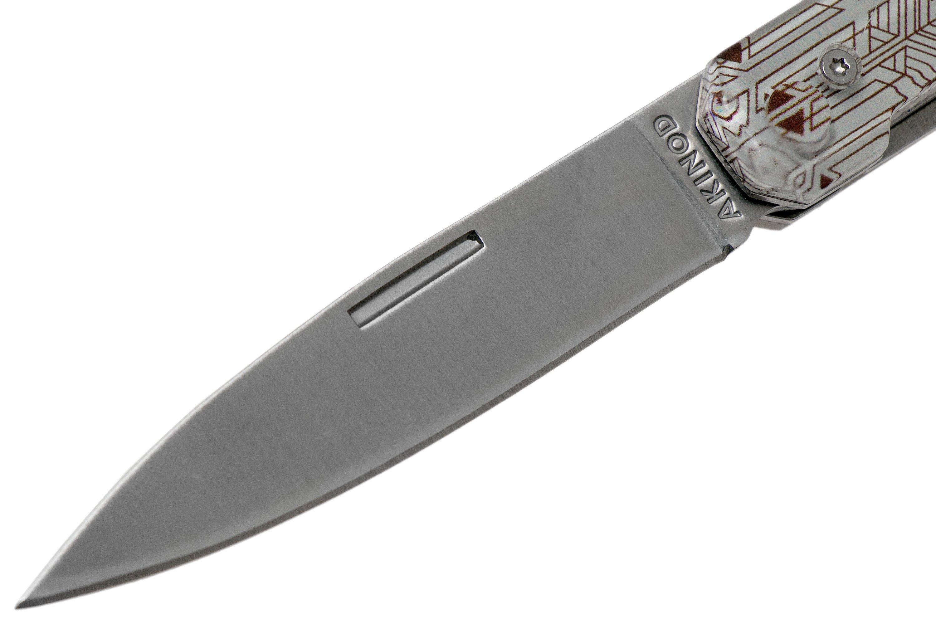 Akinod Utility Folding Knife 18H07 Art Deco, gentleman's knife Advantageously shopping at