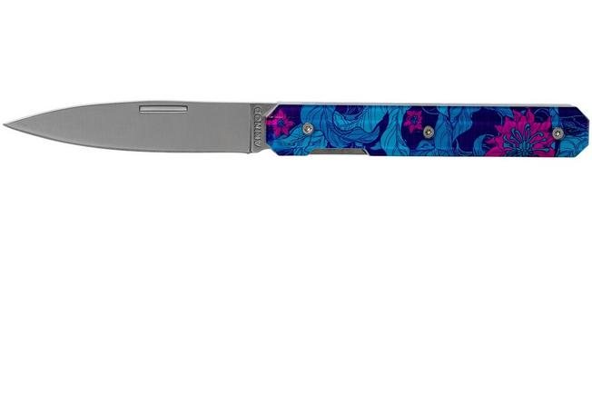Imagen para Akinod Utility Folding Knife 18H07 Hibiscus, cuchillo de caballero