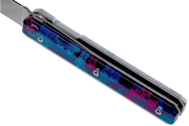 Imagen para Akinod Utility Folding Knife 18H07 Hibiscus, cuchillo de caballero