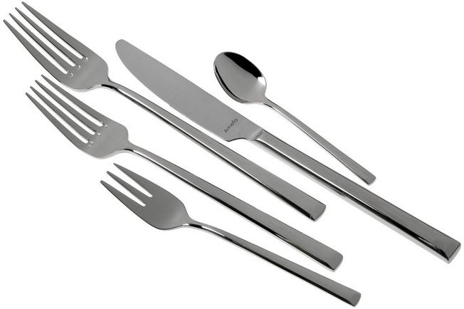 48 piece cutlery set - 18/10 stainless steel - Metropole - Amefa