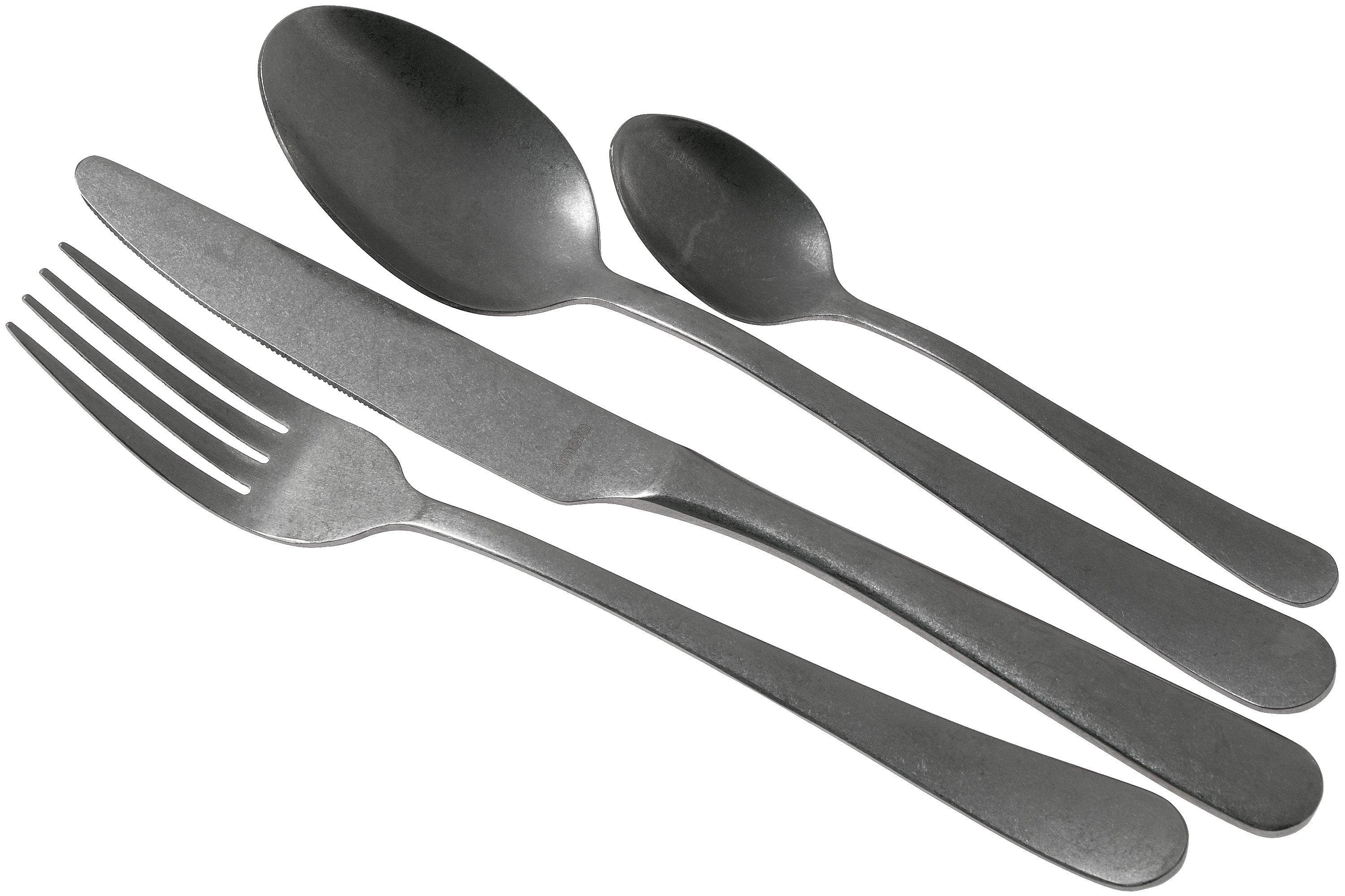 Amefa Austin 1410 24-piece cutlery stonewash matt | Advantageously at