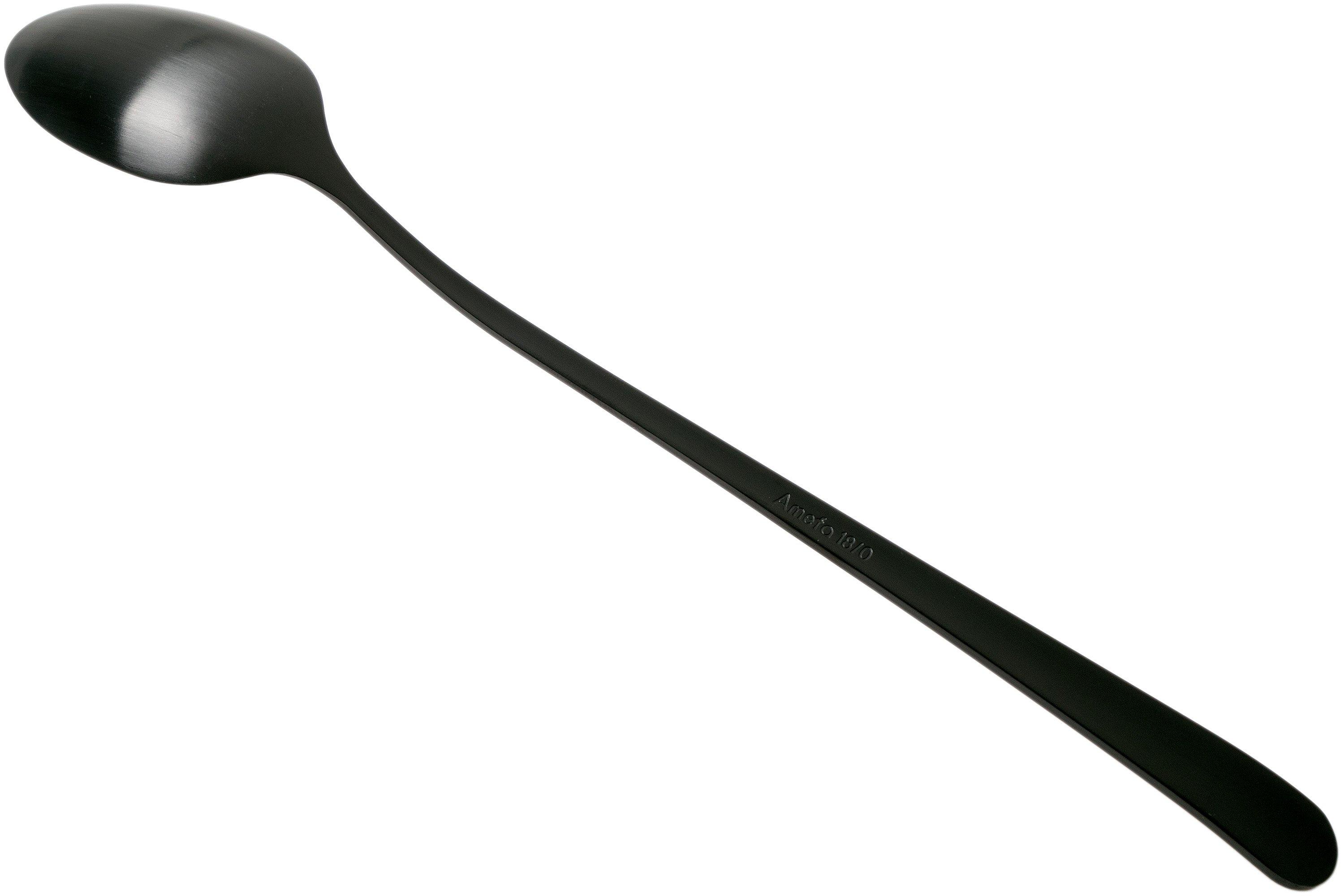 Amefa Austin 1410 Sorbetlöffel/Latte Macchiato Löffel schwarz matt 6 Stück | Günstiger shoppen ...