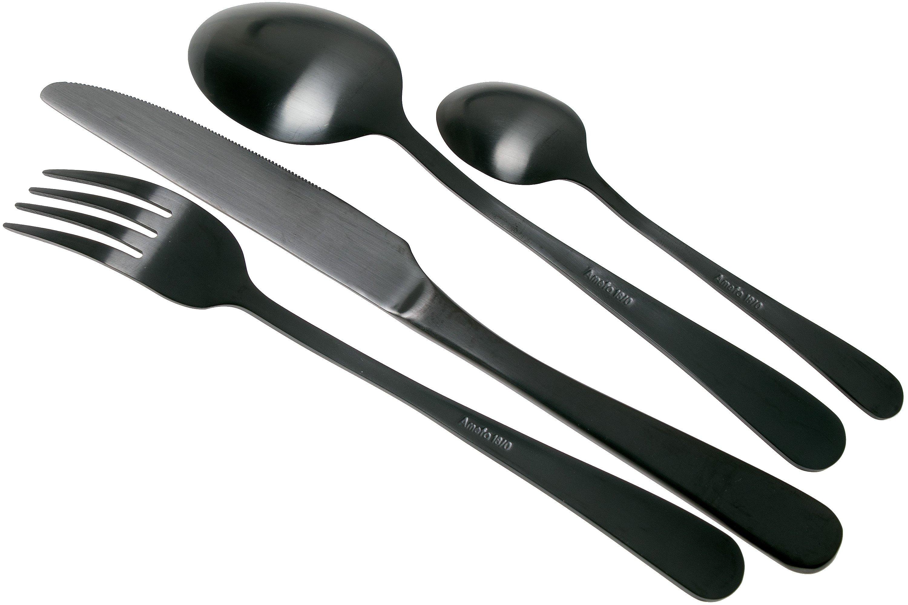 Amefa Austin 1410 24piece cutlery set matt, black Advantageously