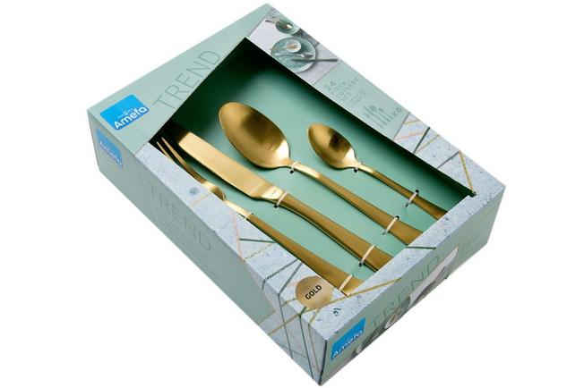 Amefa Austin 1410 24-pezzi set di posate, oro opaco  Fare acquisti  vantaggiosamente su