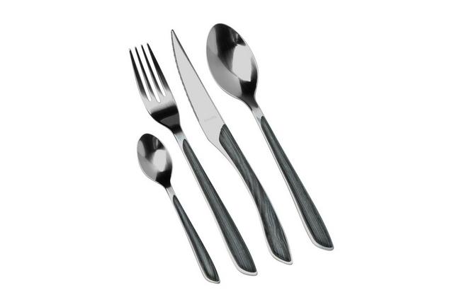 Amefa Austin 1410 24-piece cutlery set matt, black