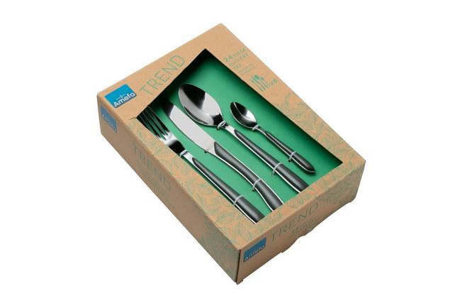 Imagen para Amefa Eclat, Slate Gray 2294 juego de cubiertos de 24 piezas